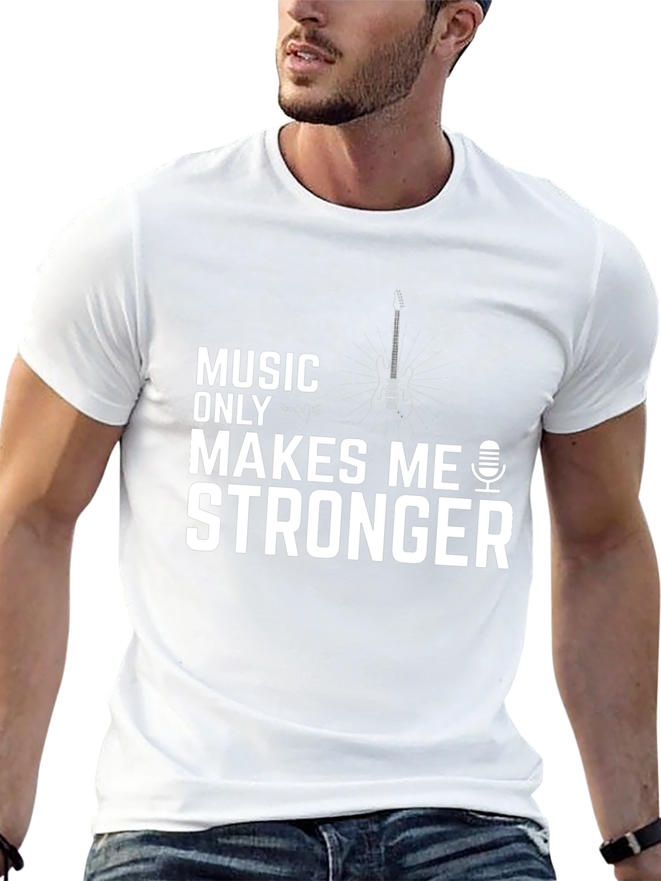 Music Makes Me Stronger Graphic Tee