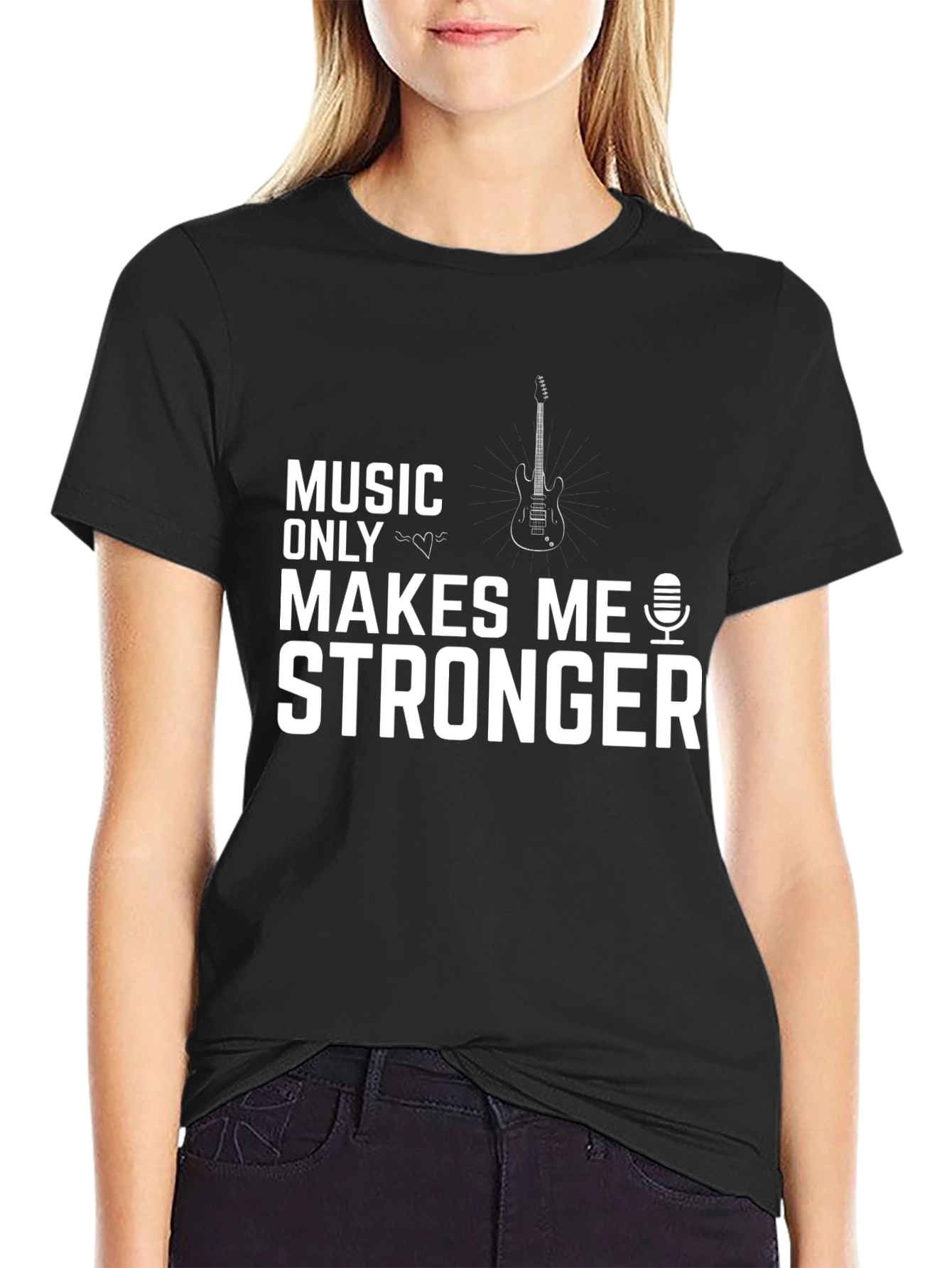 Music Makes Me Stronger Graphic Tee