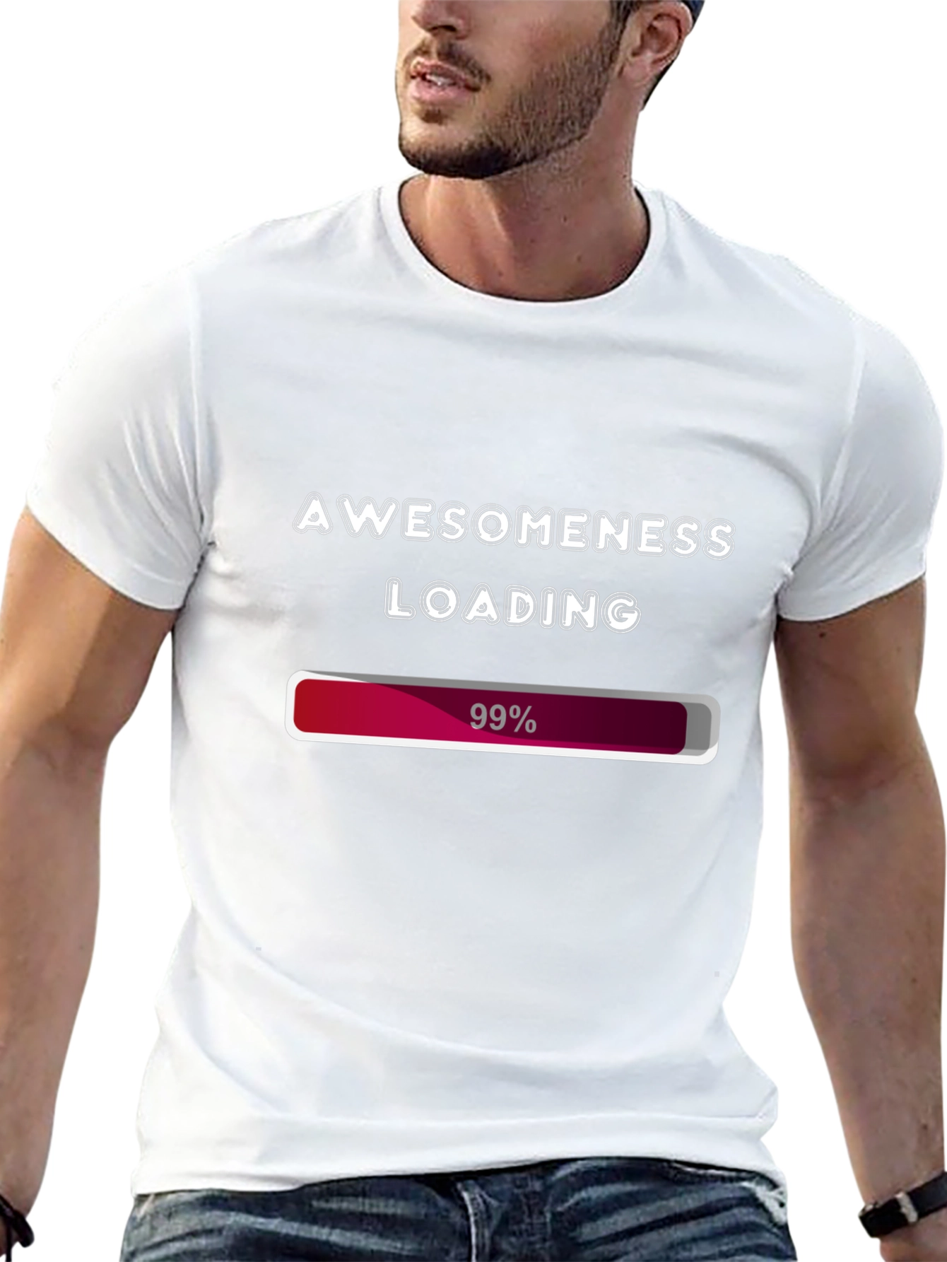 Awesomeness Loading Graphic Tee