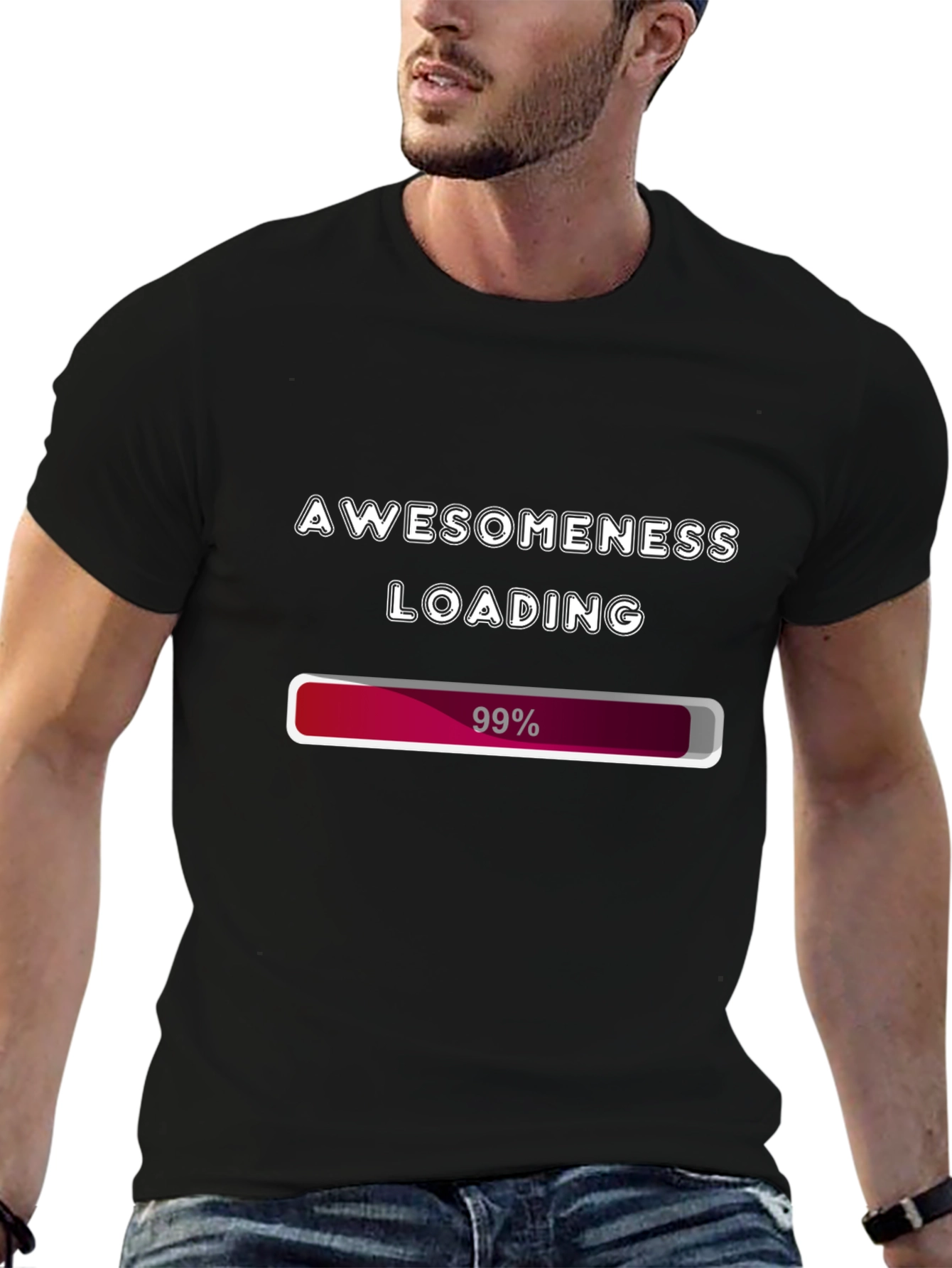Awesomeness Loading Graphic Tee