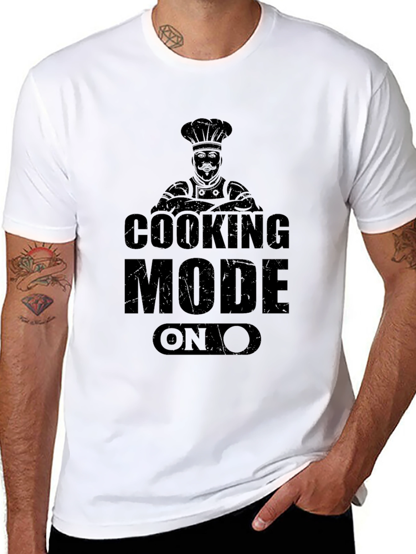 Cooking Mode On Graphic T-Shirt