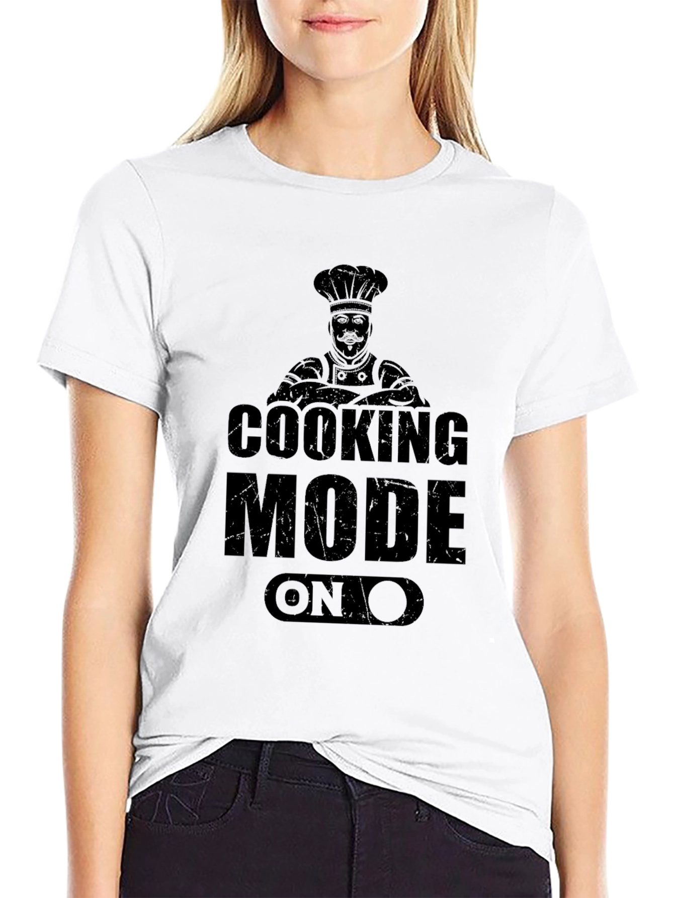Cooking Mode On Graphic T-Shirt