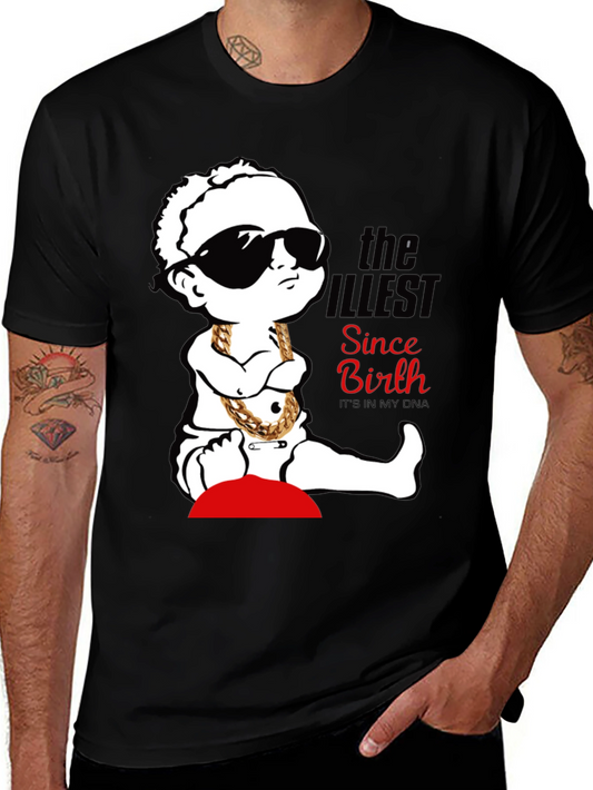 Cool Baby Graphic Tee - The Illest Since Birth Black T-Shirt