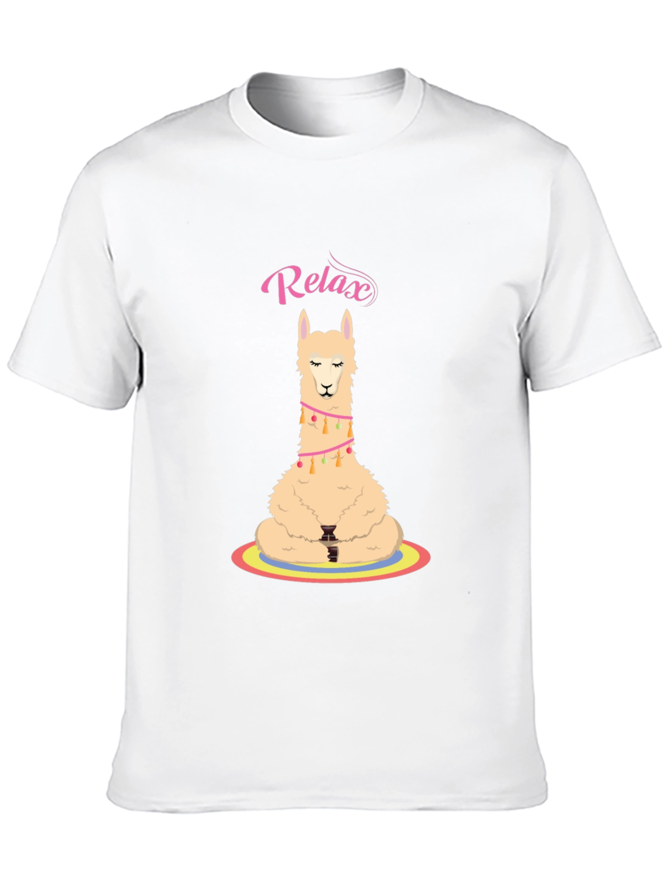 Relax Llama Meditation T-Shirt - Funny Yoga Shirt