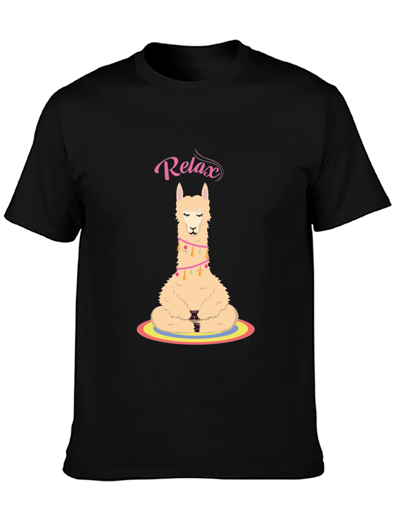 Relax Llama Meditation T-Shirt - Funny Yoga Shirt