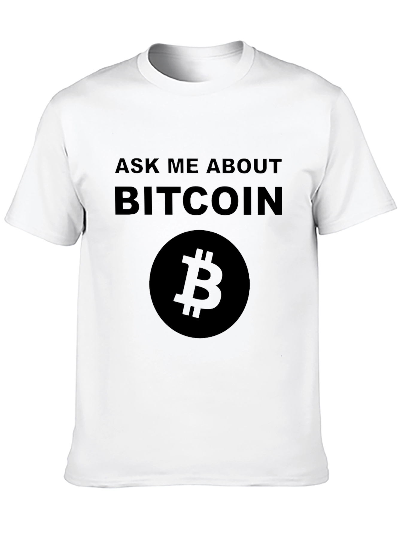 Ask Me About Bitcoin Black T-Shirt