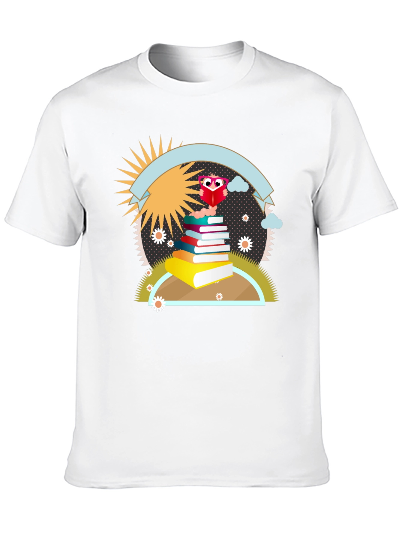 Owl Reading T-Shirt - Book Lover Apparel