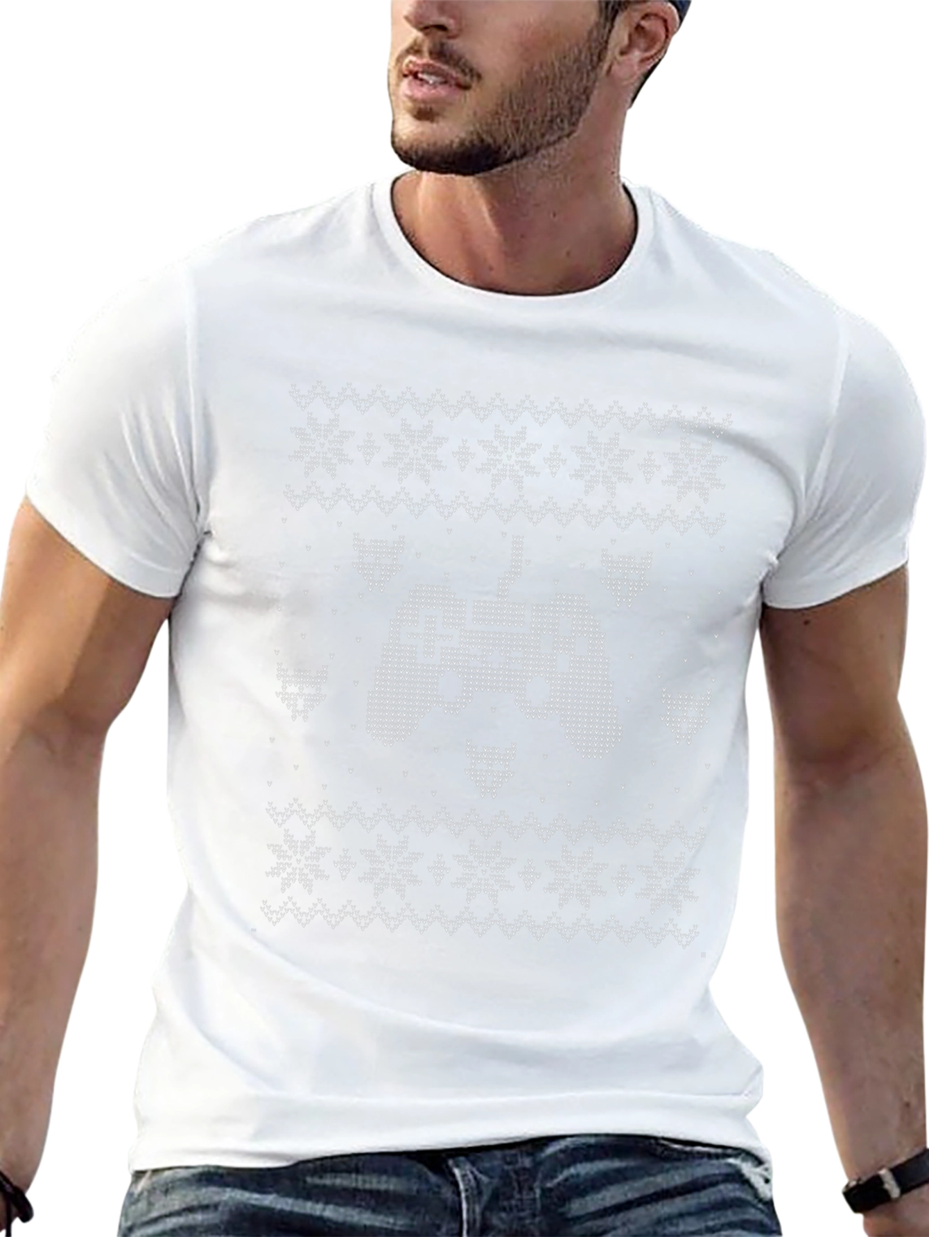 Gaming Controller Ugly Christmas Sweater T-Shirt