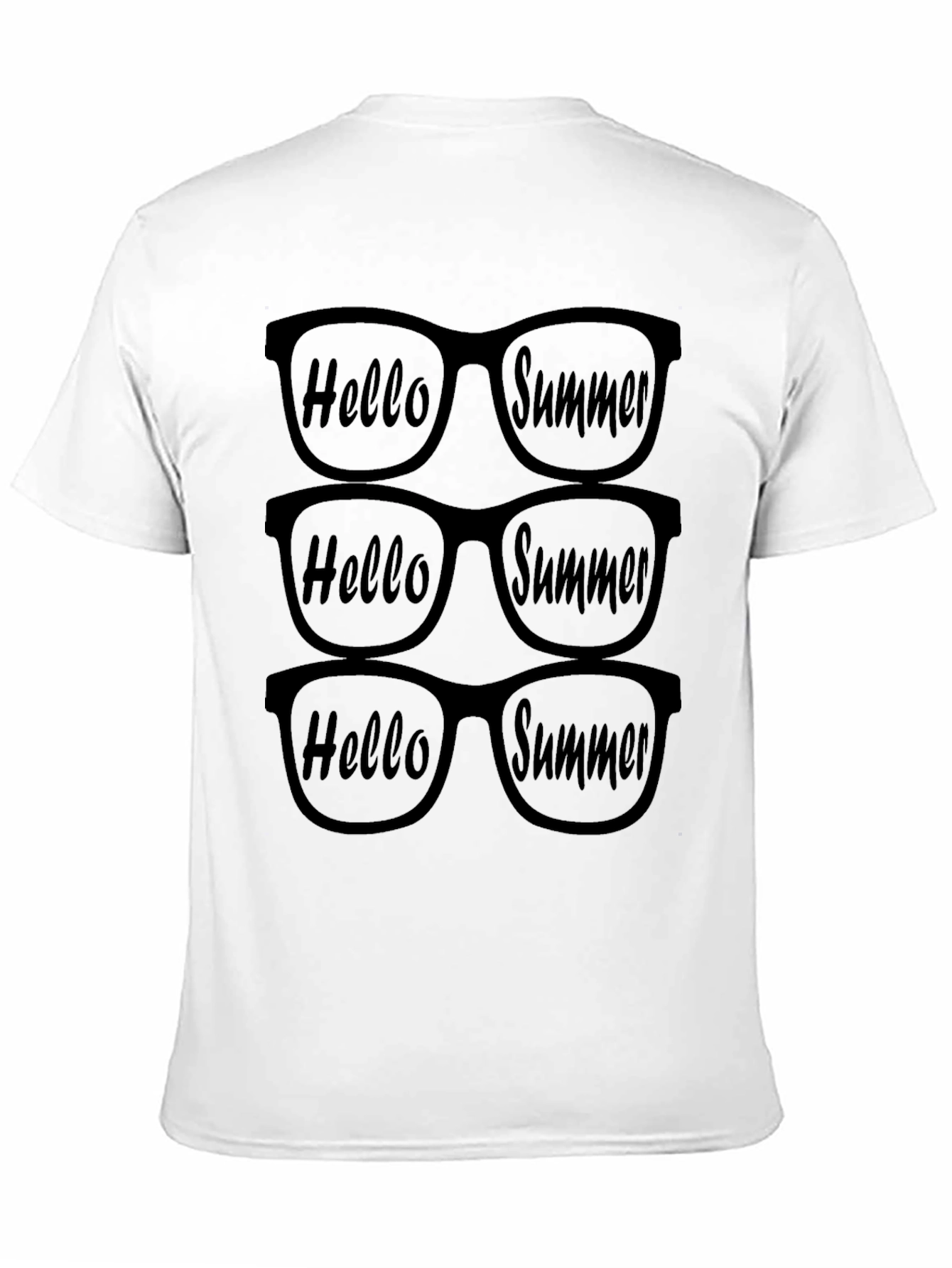 Hello Summer T-Shirt Sunglasses Graphic