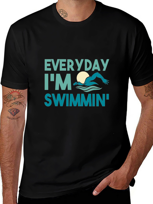 Everyday Im Swimmin Graphic T-Shirt