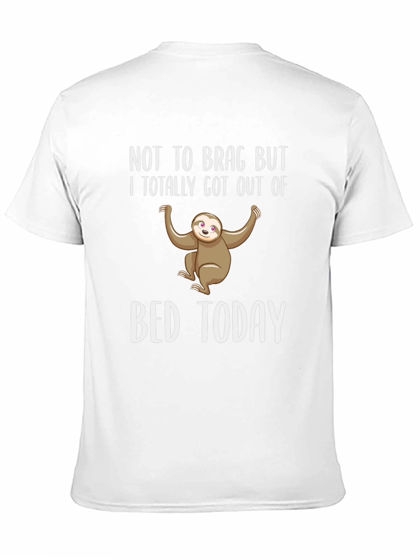 Sloth Not To Brag T-Shirt