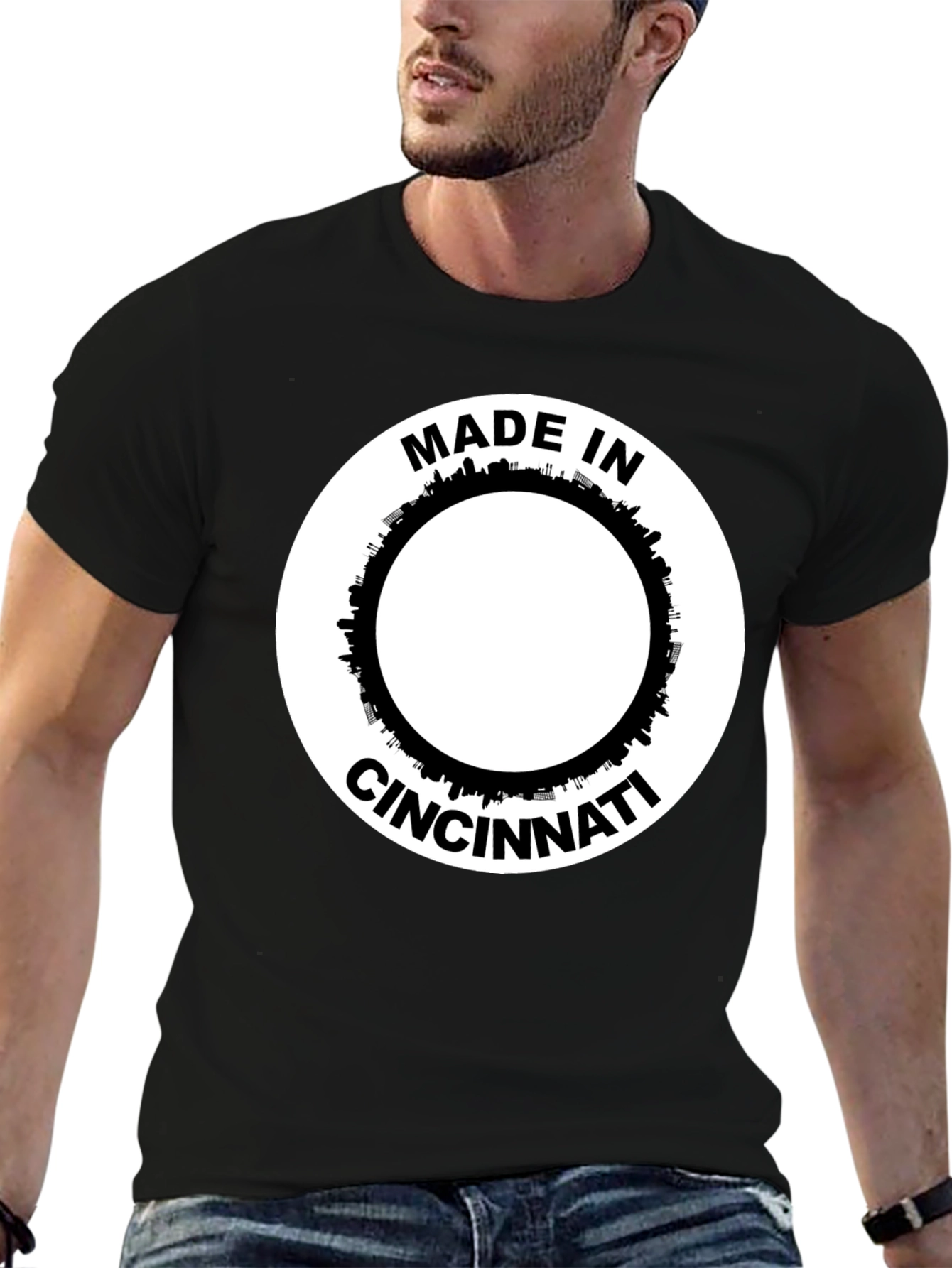 Cincinnati Skyline T-Shirt - City Pride Tee