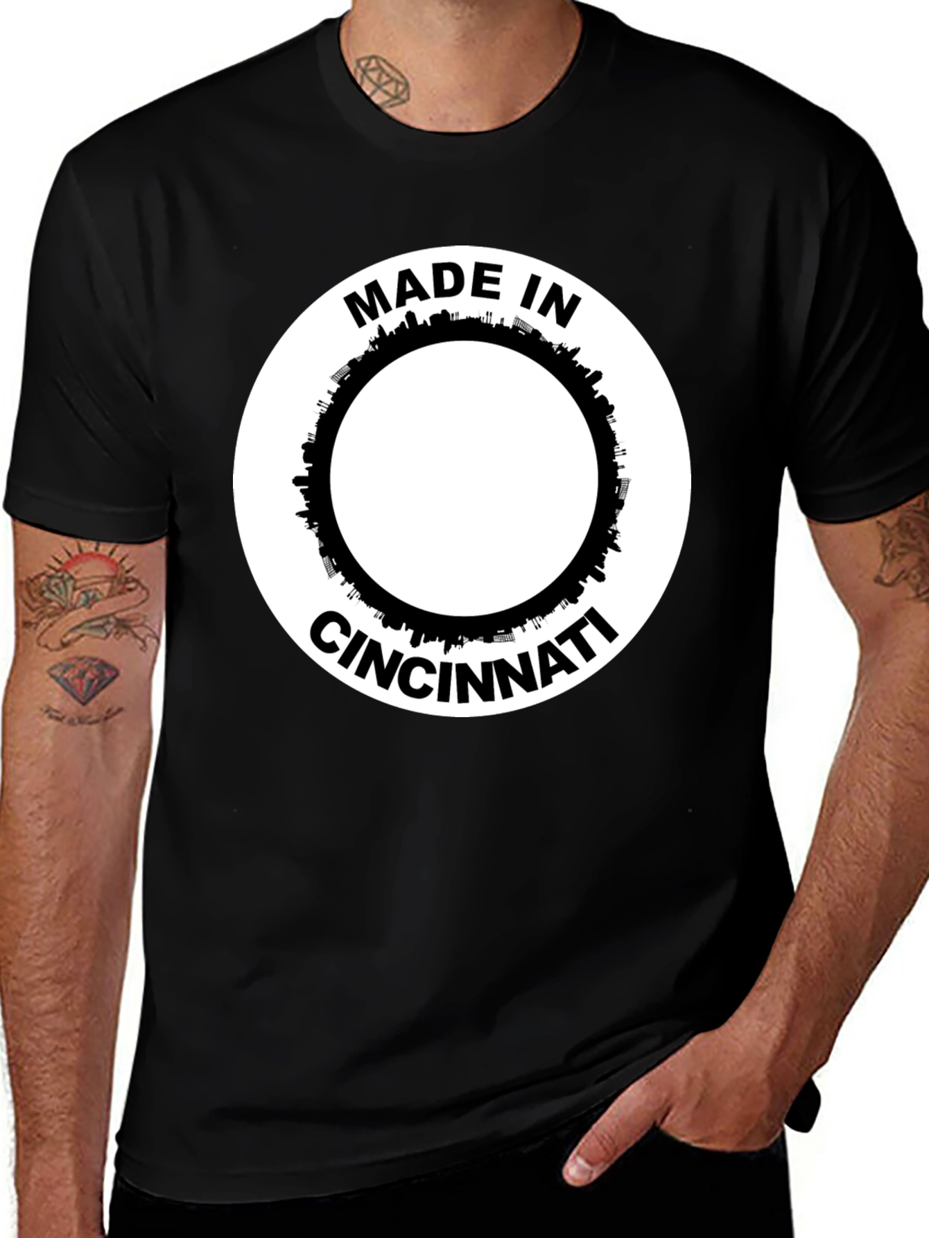 Cincinnati Skyline T-Shirt - City Pride Tee