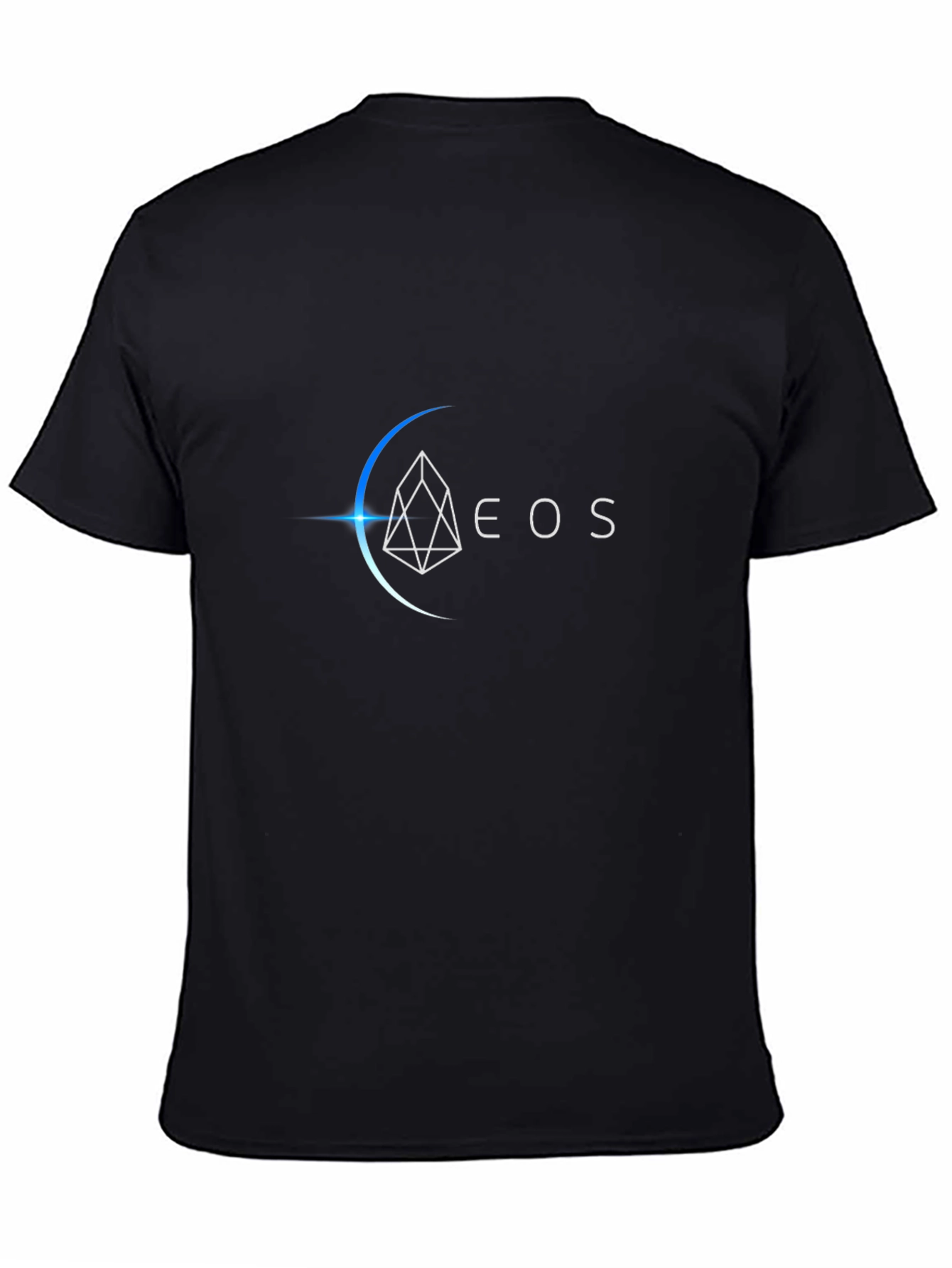 EOS Crypto Black T-Shirt - Blockchain Design
