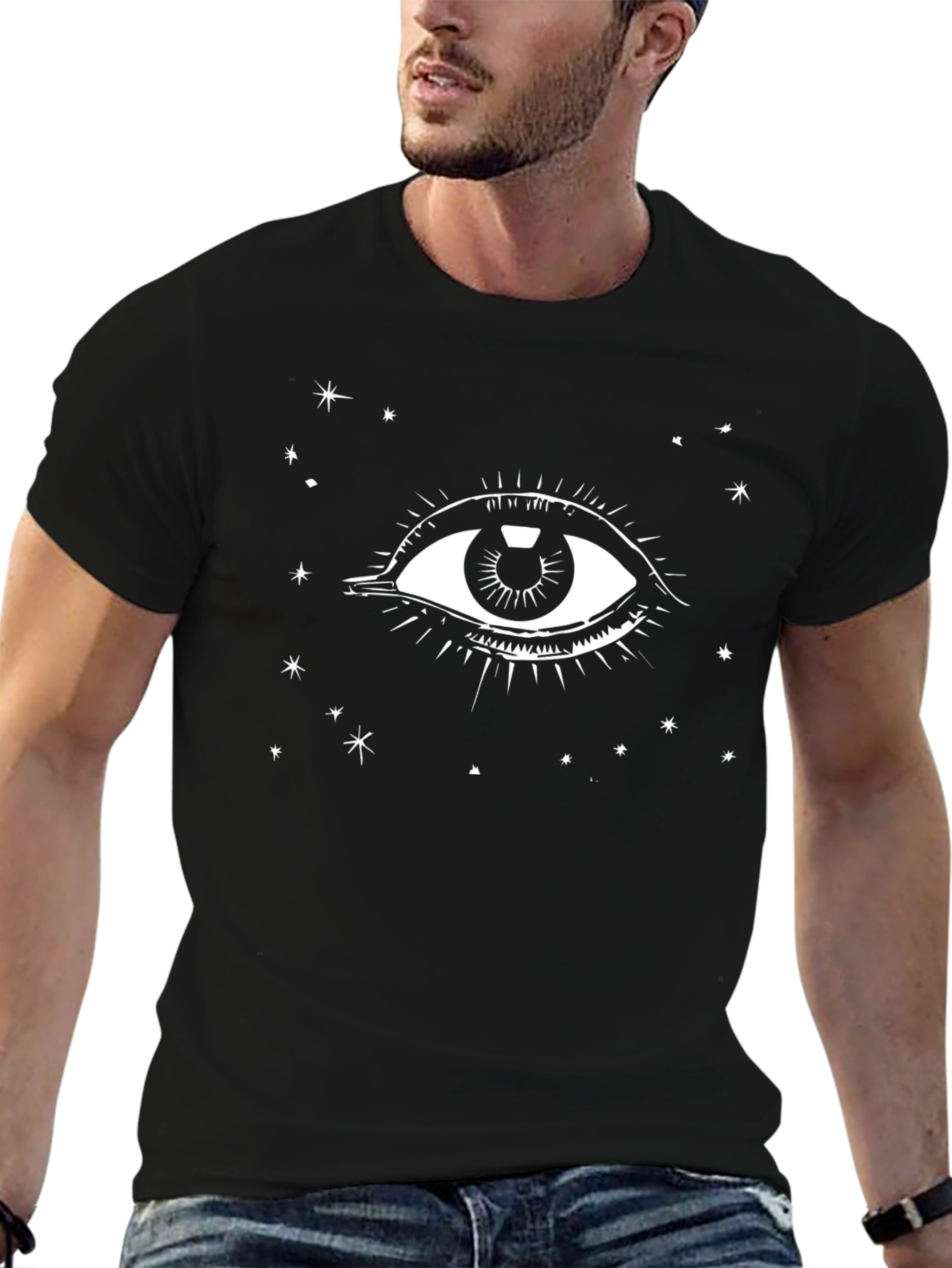 Mystic Eye Graphic Black T-Shirt