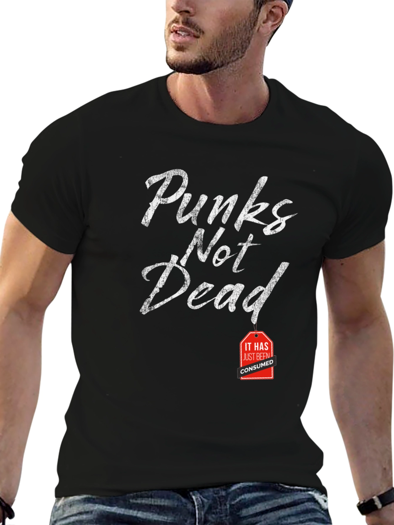 Punkns Not Dead Funny Graphic Tee