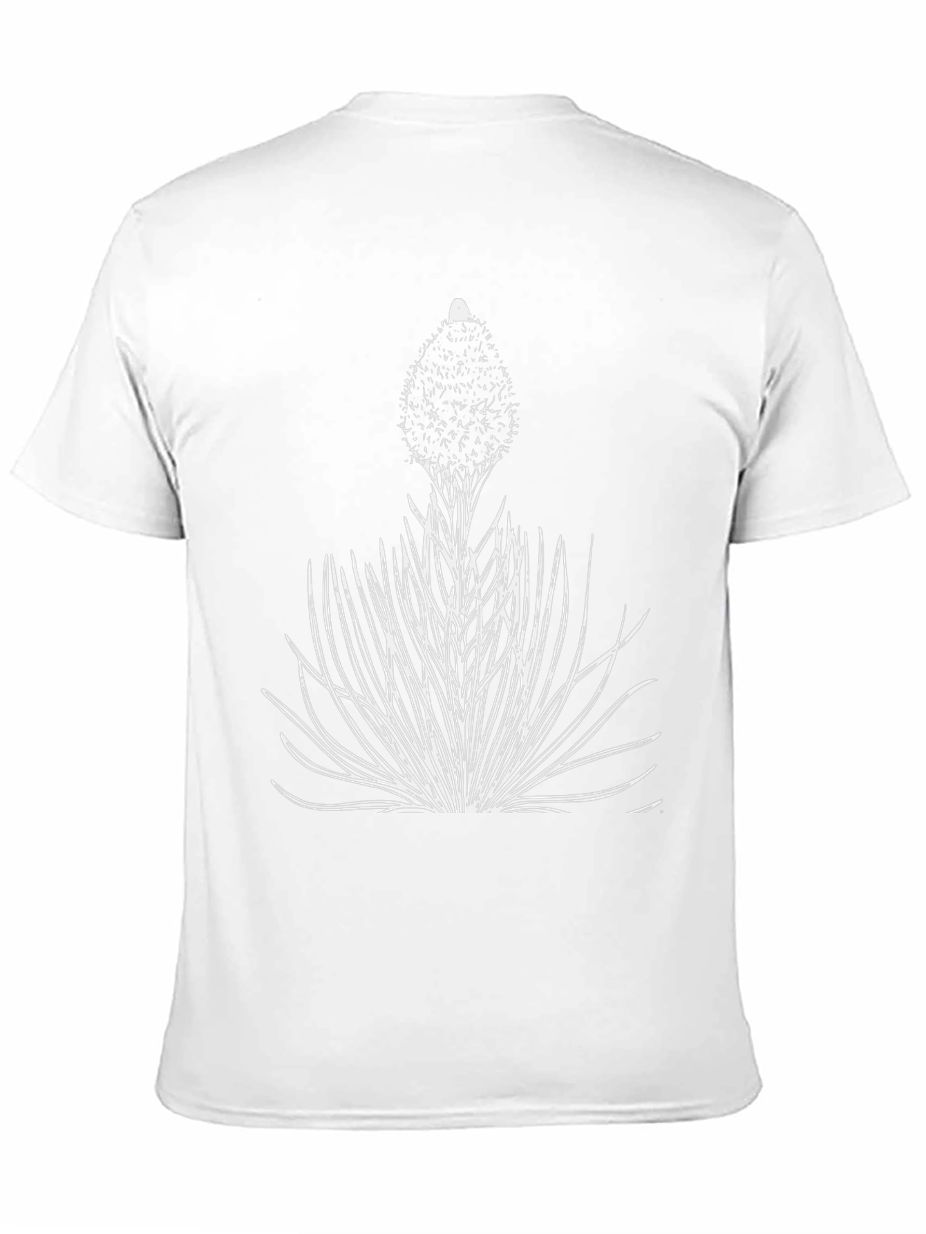 Unique Botanical Graphic Tee - Black