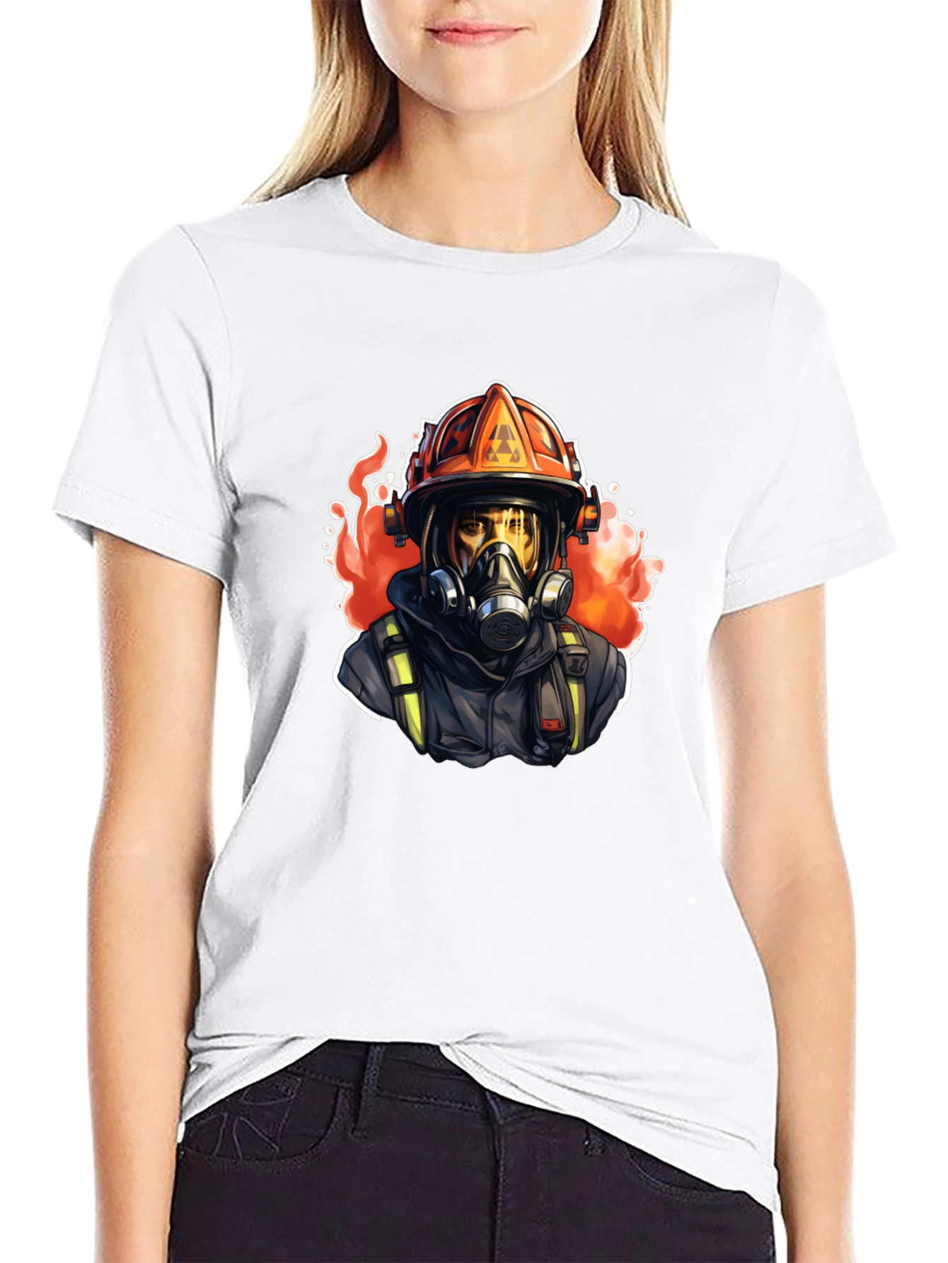 Firefighter Graphic Tee - Heroic Design