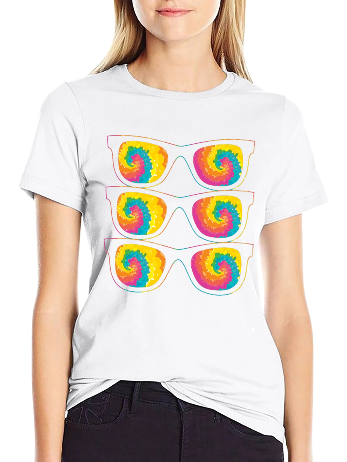 Retro Tie-Dye Sunglasses T-Shirt