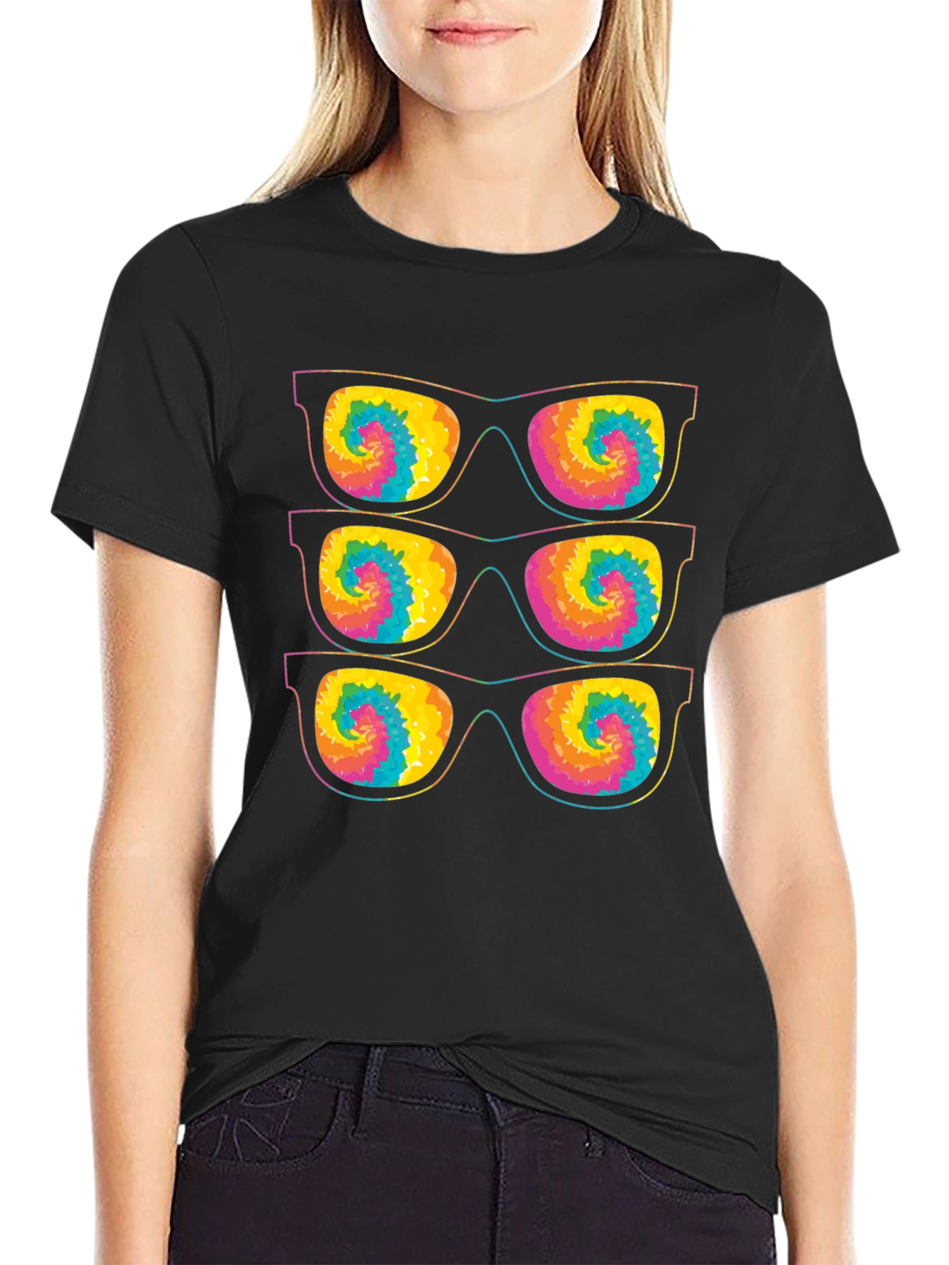Retro Tie-Dye Sunglasses T-Shirt