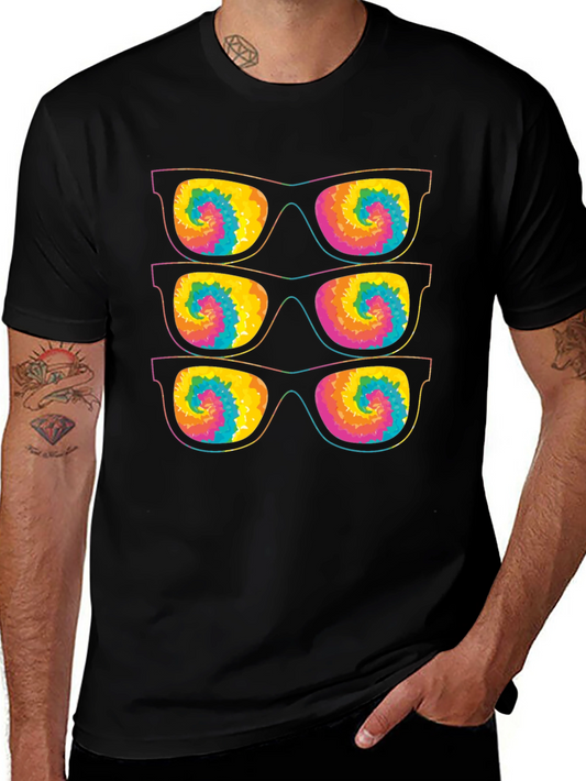 Retro Tie-Dye Sunglasses T-Shirt