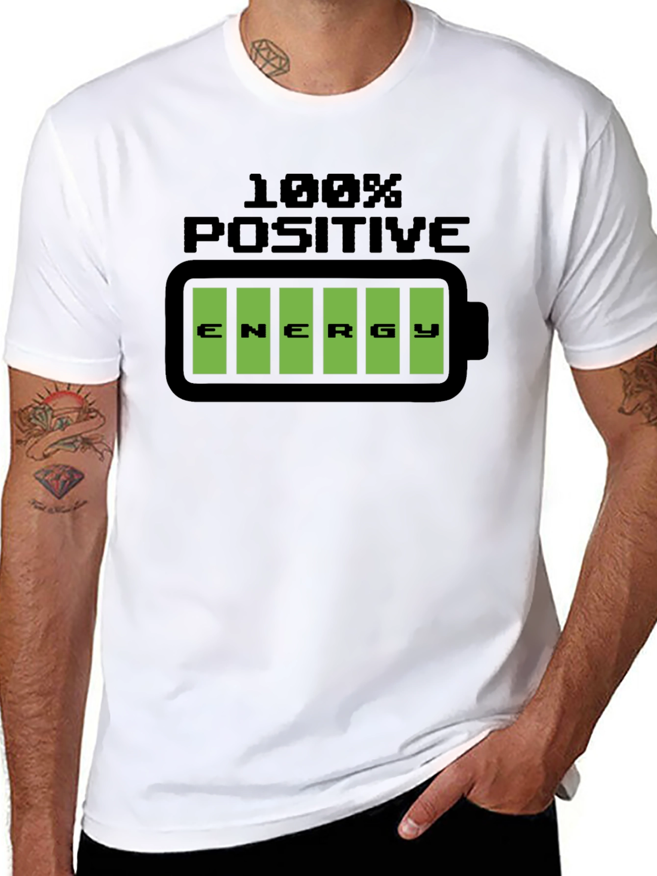 100% Positive Energy T-Shirt - Graphic Tee
