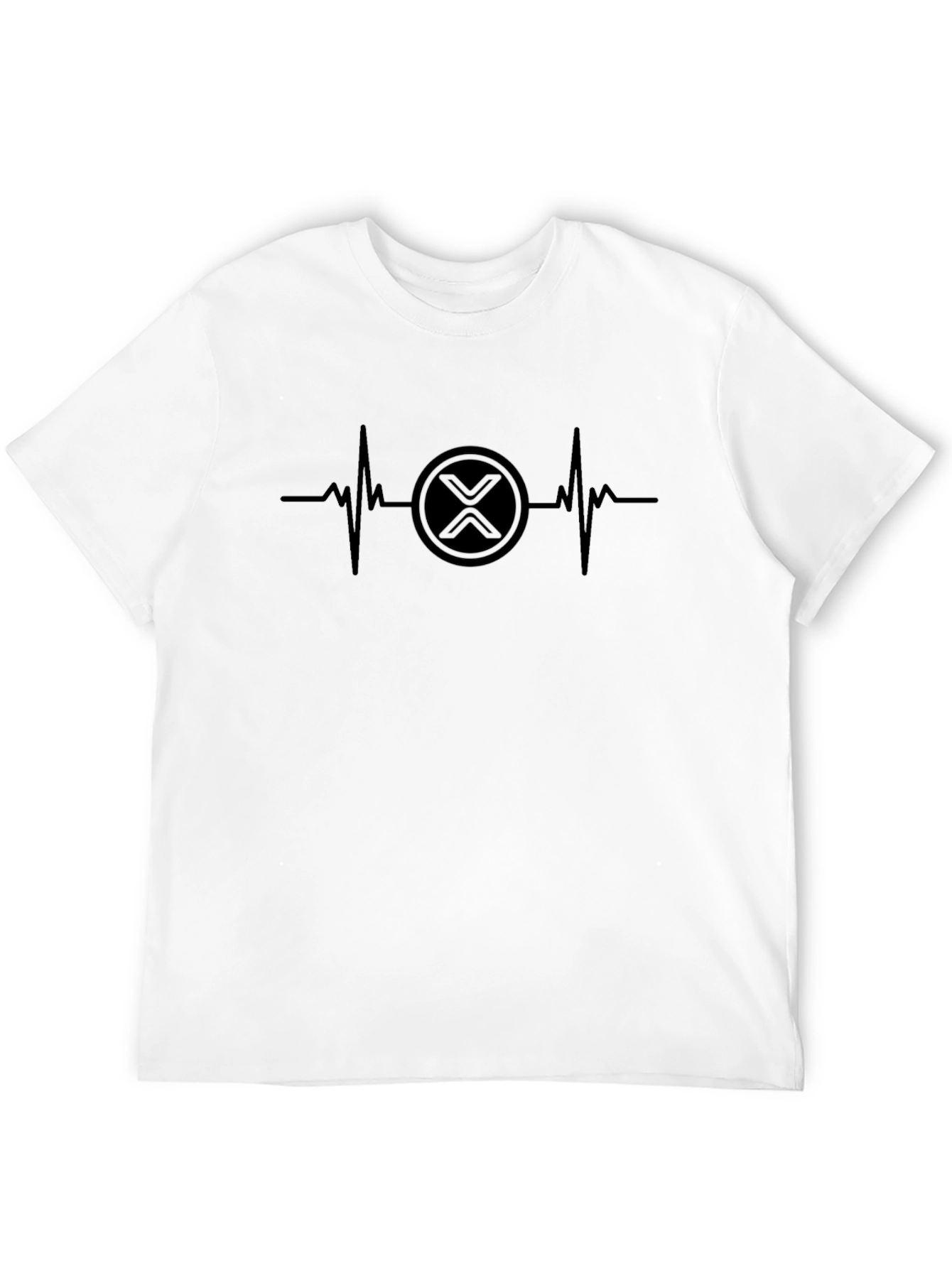 XRP Heartbeat T-Shirt - Crypto Enthusiast Tee