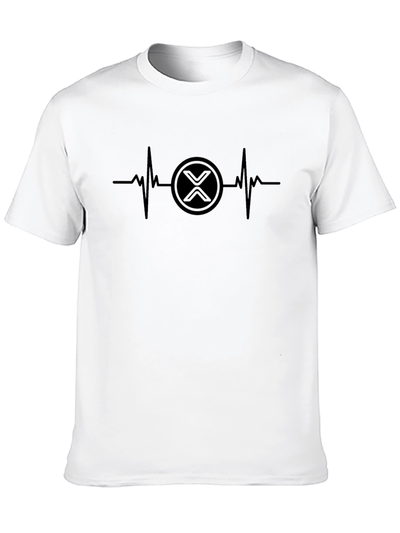 XRP Heartbeat T-Shirt - Crypto Enthusiast Tee