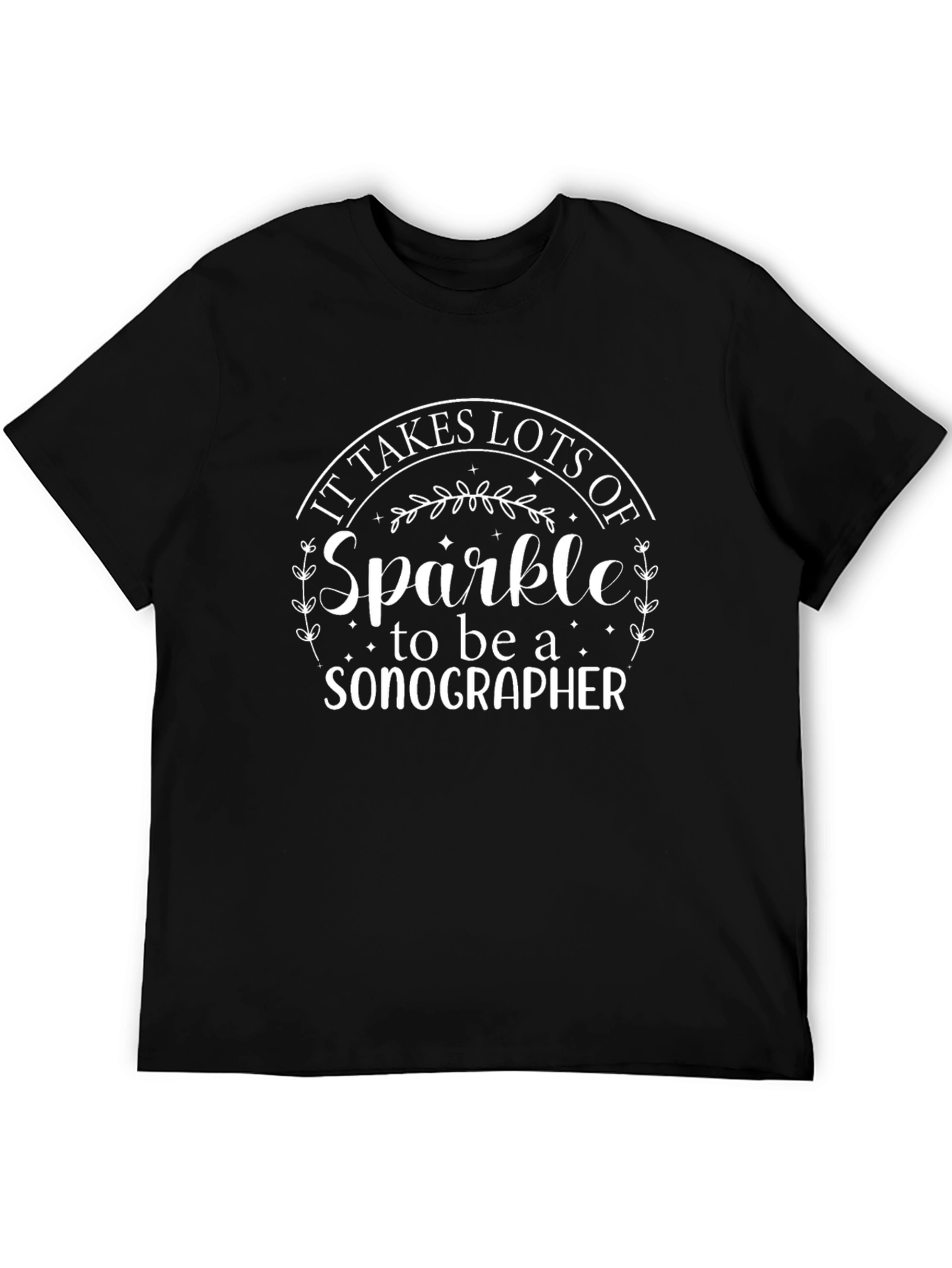 Sparkle Sonographer Graphic Tee - Black