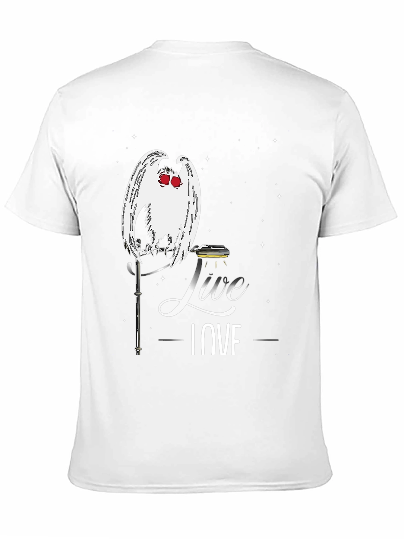 Mothman Live Love T-Shirt - Cryptid Tee