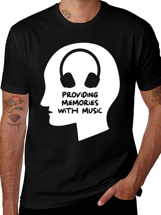 Music Memories Black Graphic Tee