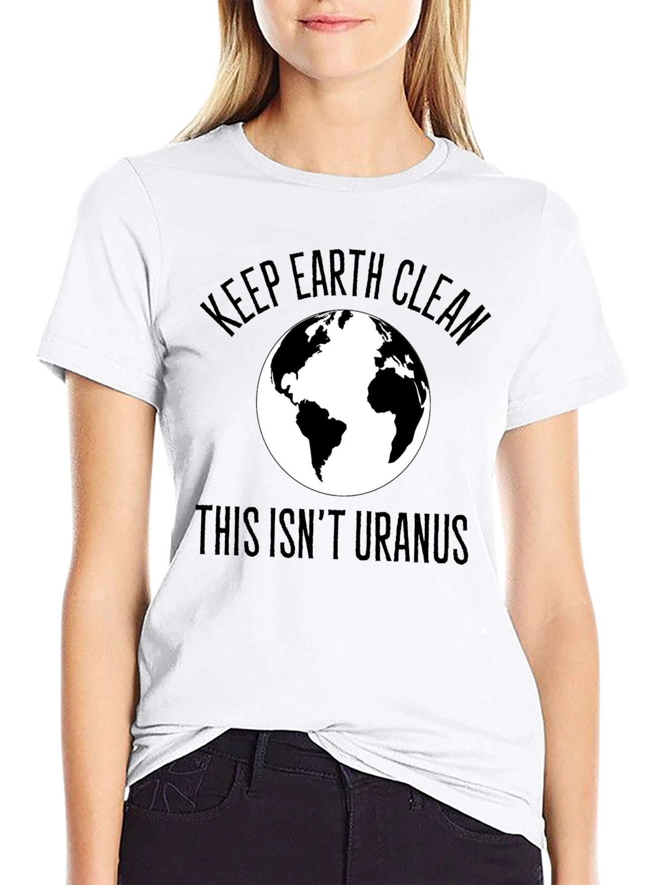 Keep Earth Clean T-Shirt - Black