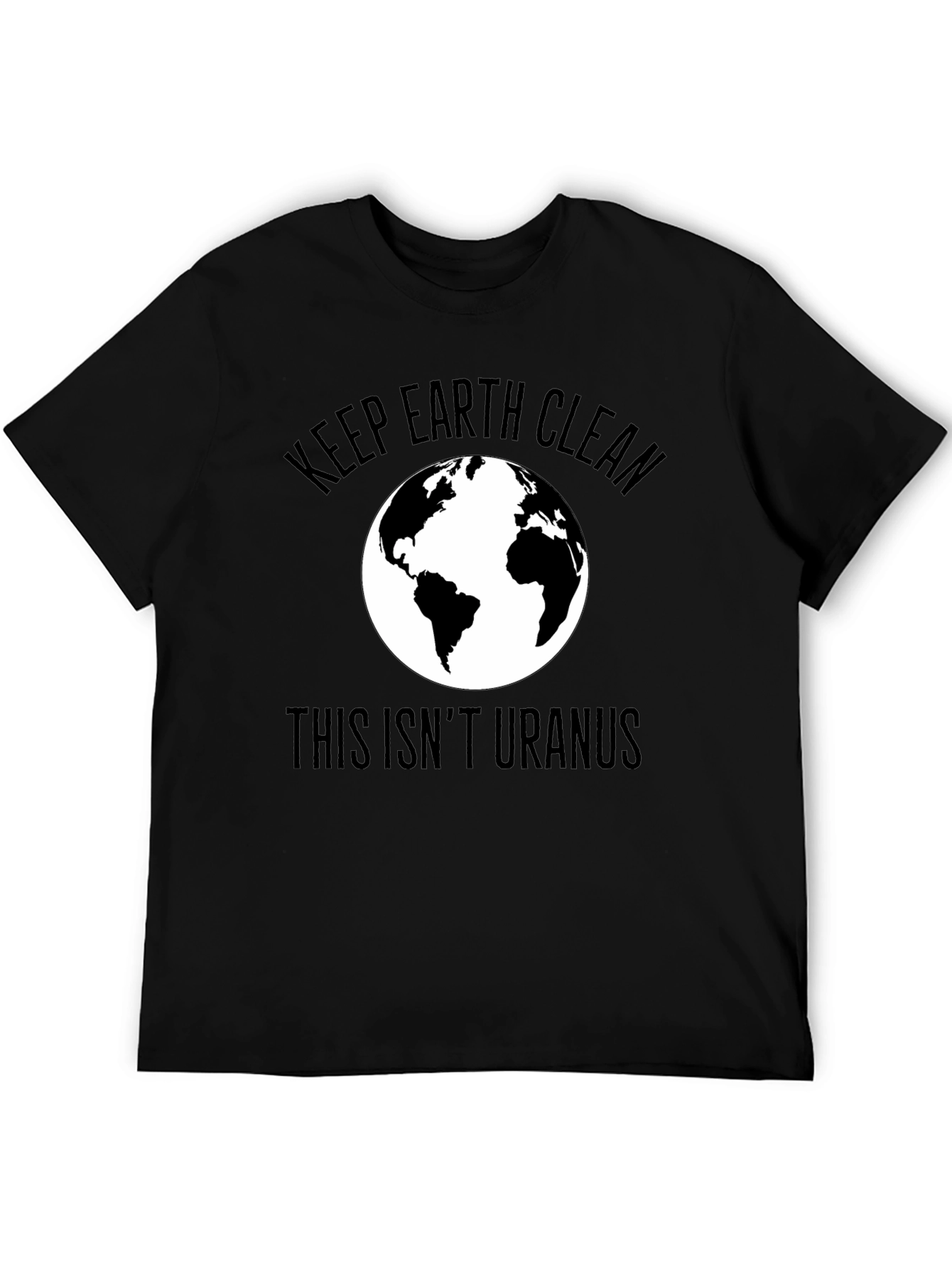 Keep Earth Clean T-Shirt - Black