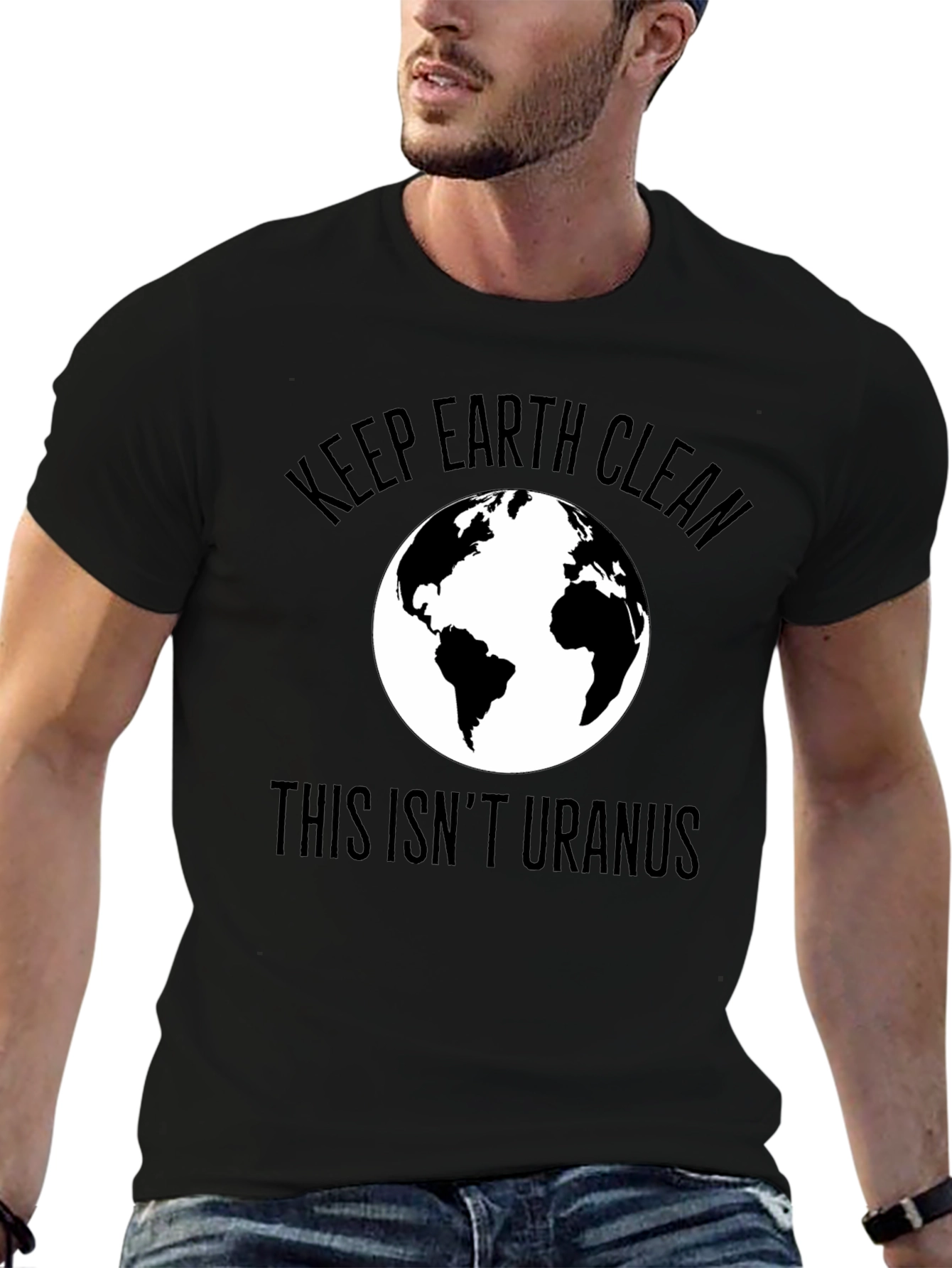 Keep Earth Clean T-Shirt - Black