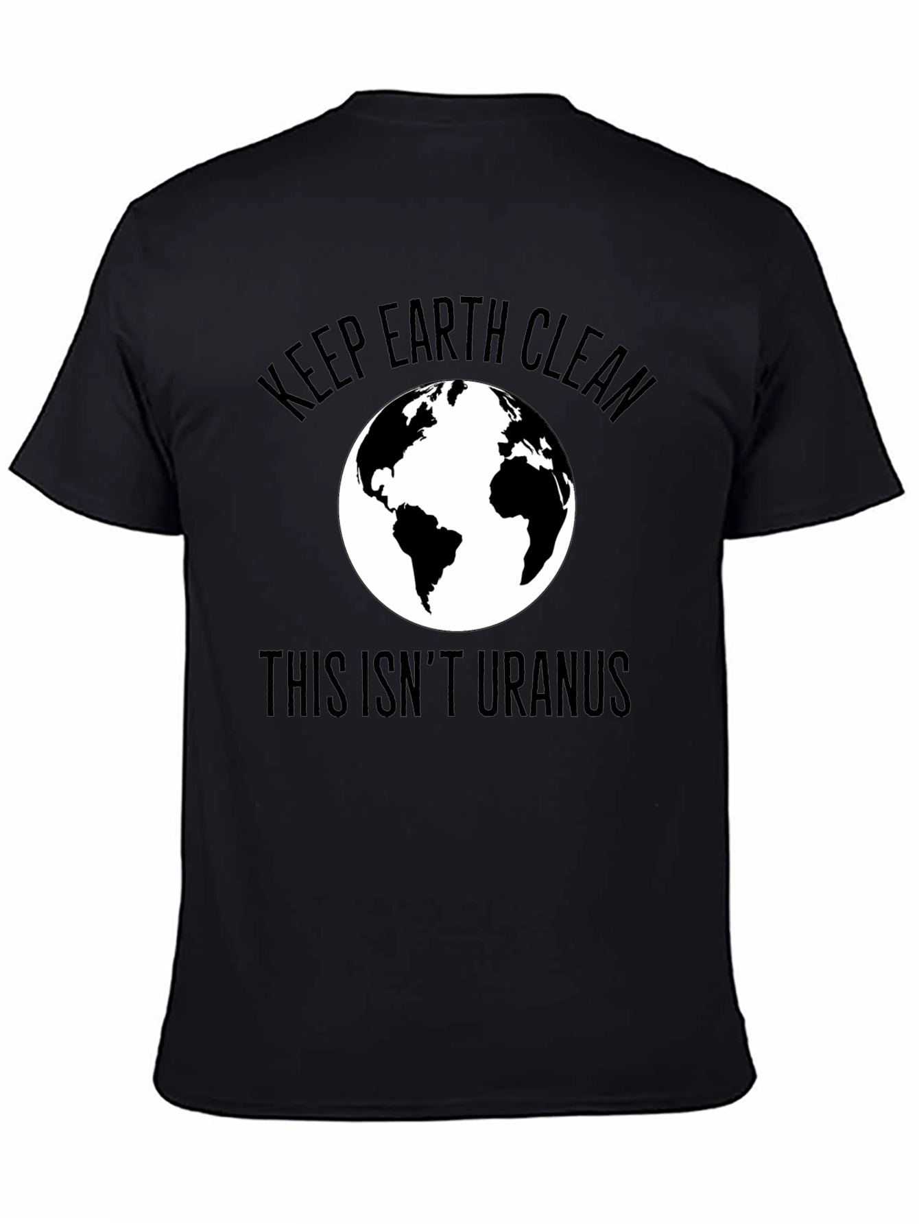 Keep Earth Clean T-Shirt - Black