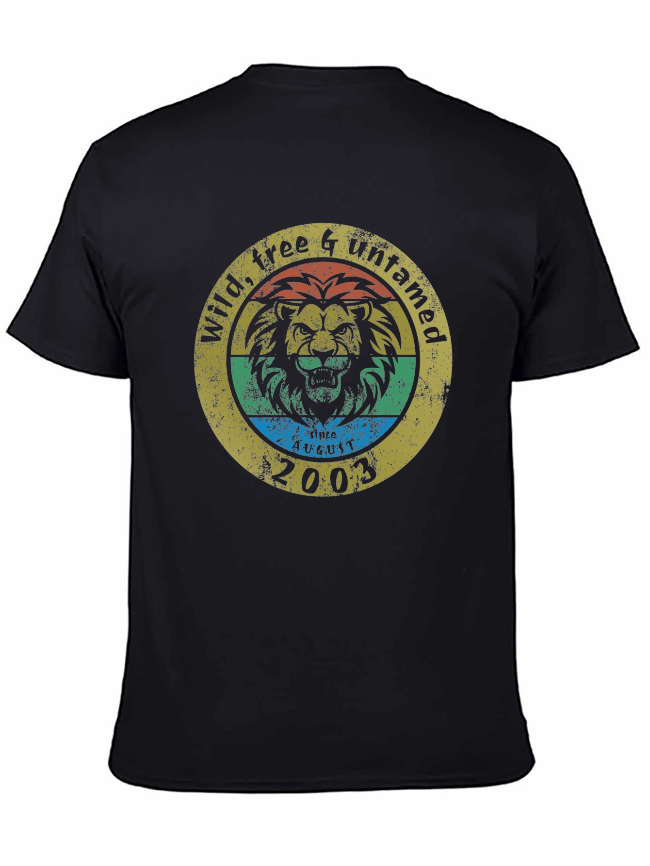 Wild Free & Untamed Lion Graphic T-Shirt