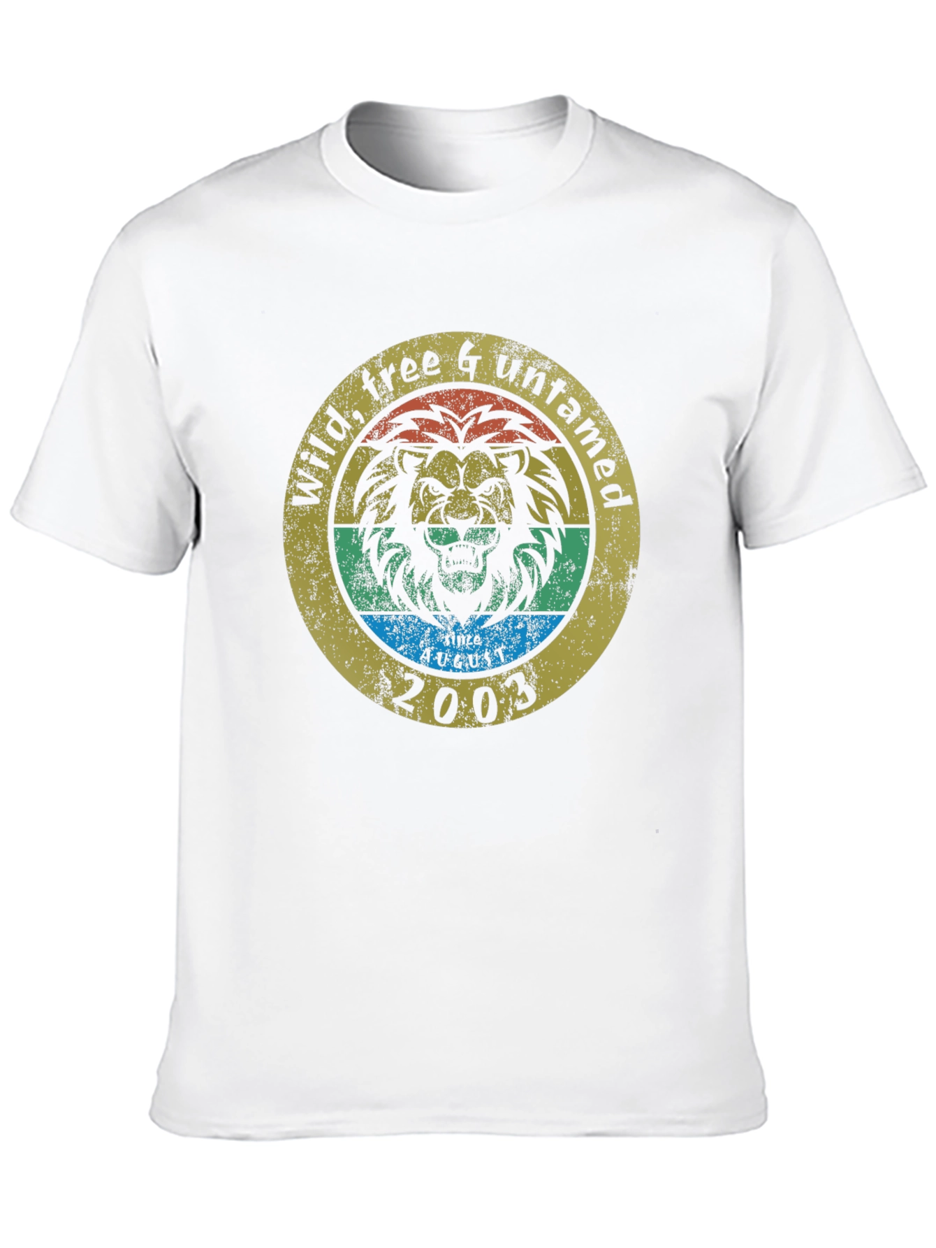 Wild Free & Untamed Lion Graphic T-Shirt