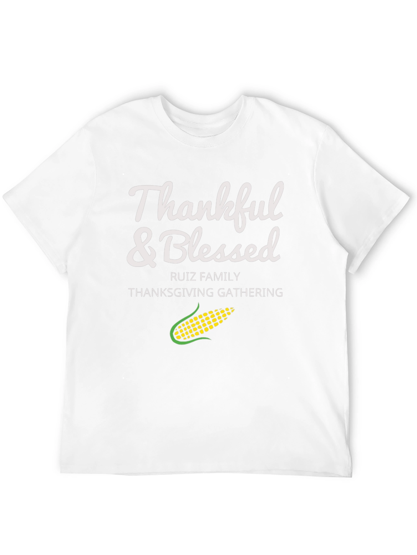 Thankful & Blessed Thanksgiving Gathering T-Shirt