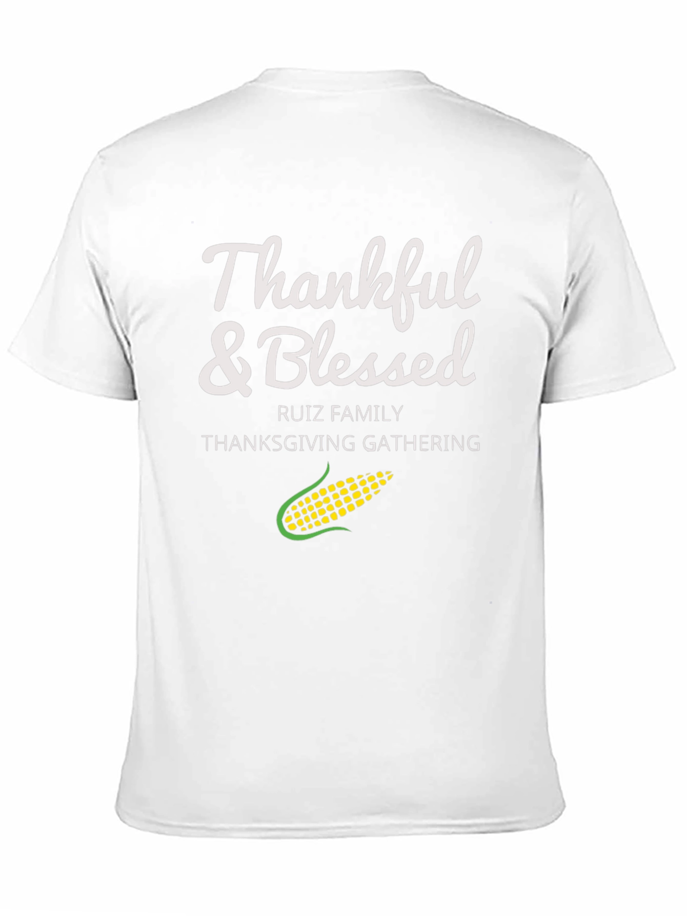 Thankful & Blessed Thanksgiving Gathering T-Shirt
