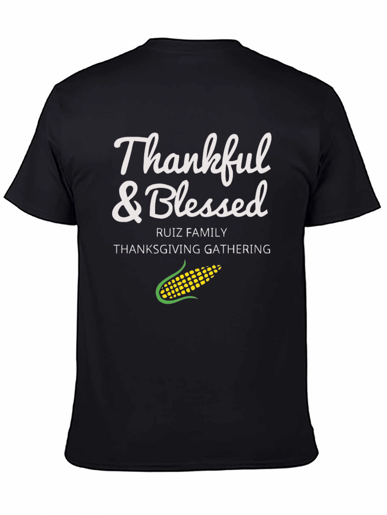 Thankful & Blessed Thanksgiving Gathering T-Shirt