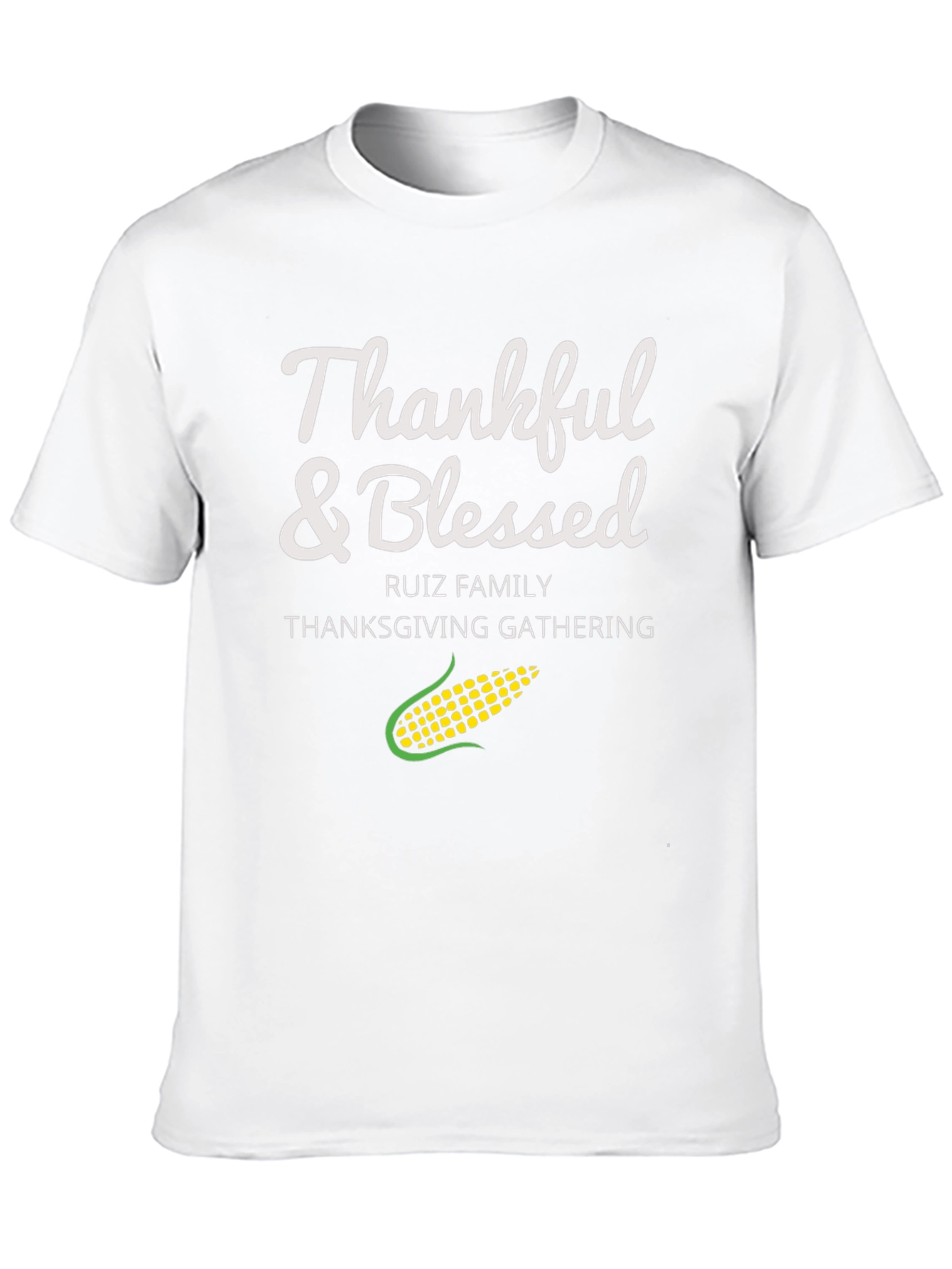 Thankful & Blessed Thanksgiving Gathering T-Shirt