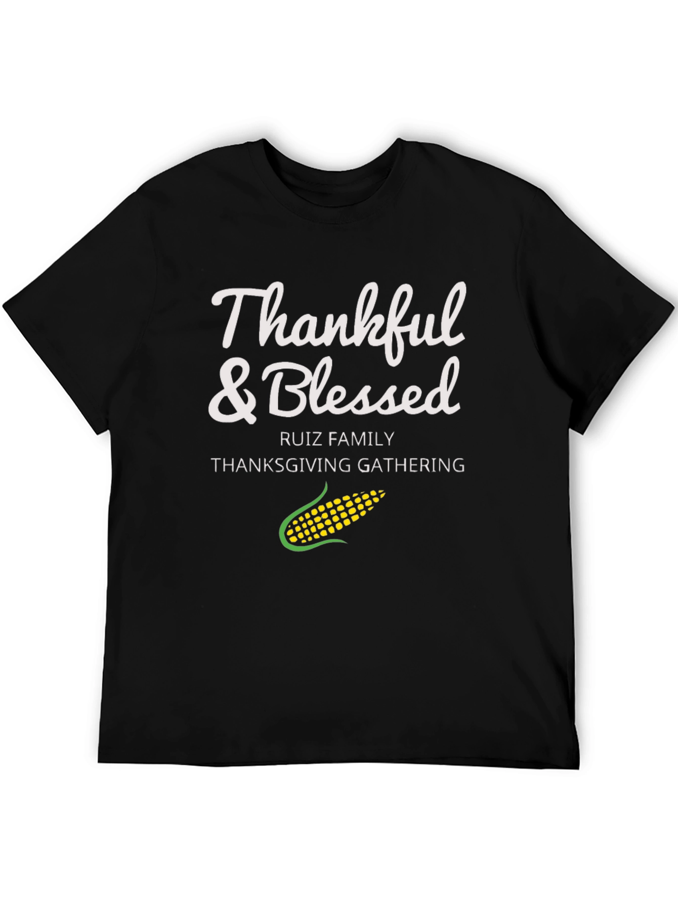 Thankful & Blessed Thanksgiving Gathering T-Shirt