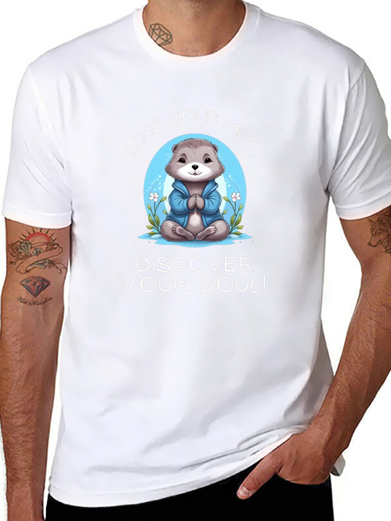 Mindful Otter T-Shirt: Lose Your Mind Find Your Soul!