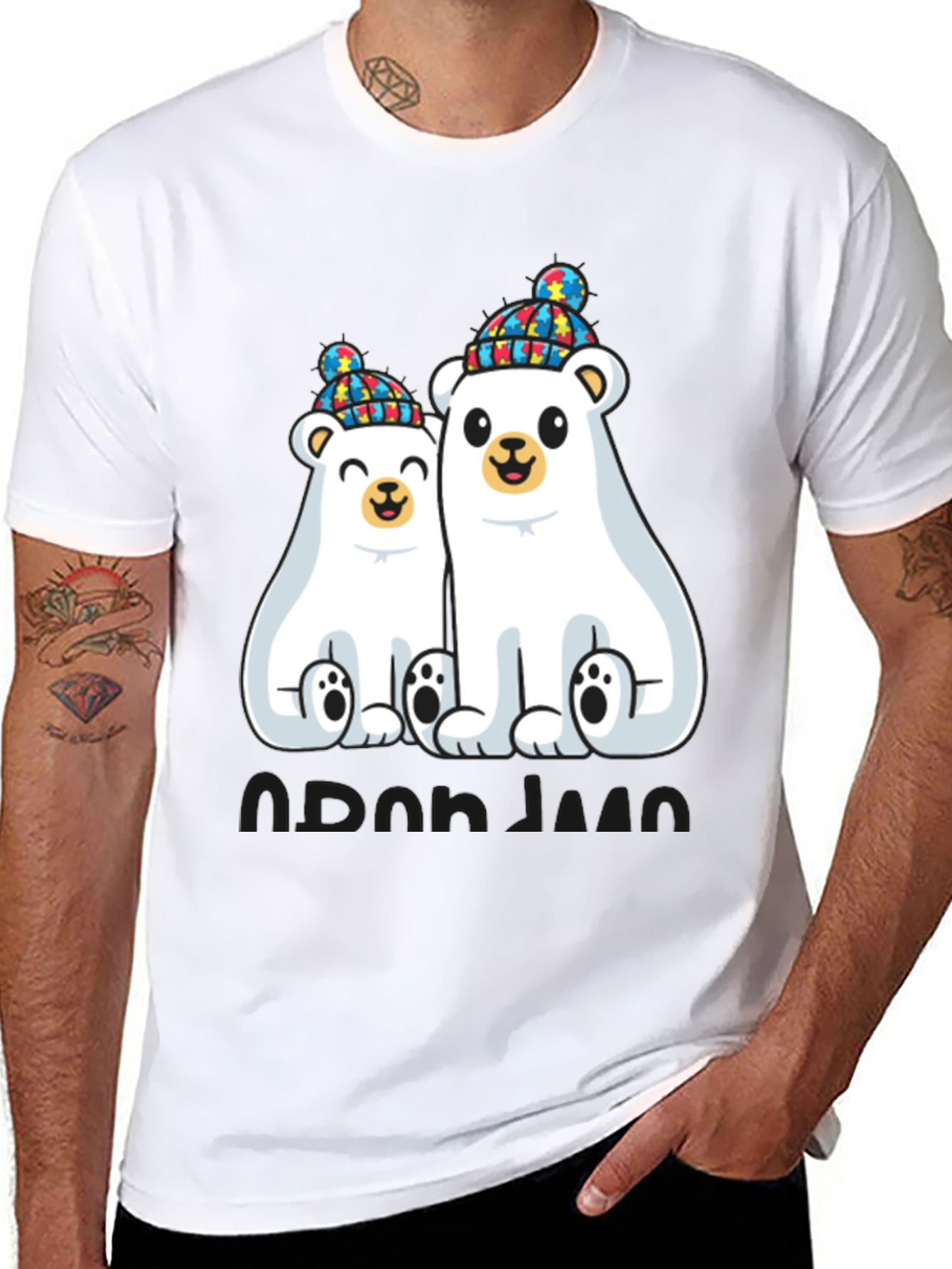 Autism Awareness Polar Bear T-Shirt