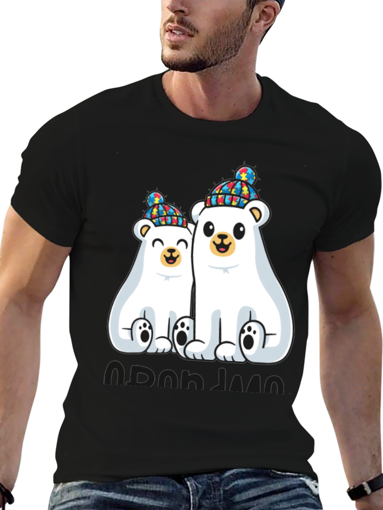 Autism Awareness Polar Bear T-Shirt