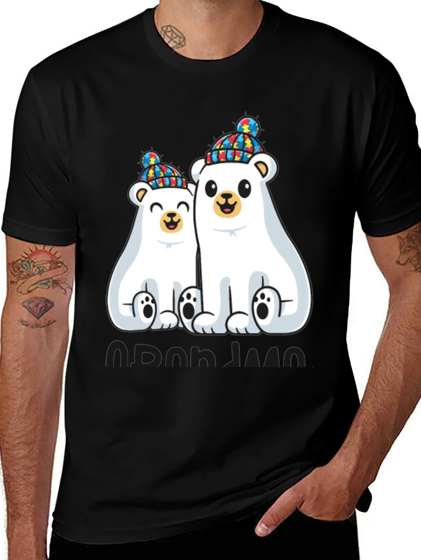 Autism Awareness Polar Bear T-Shirt