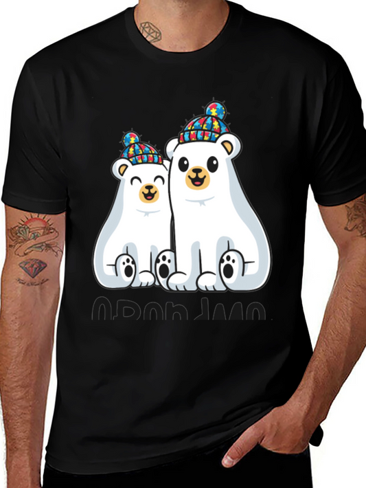 Autism Awareness Polar Bear T-Shirt