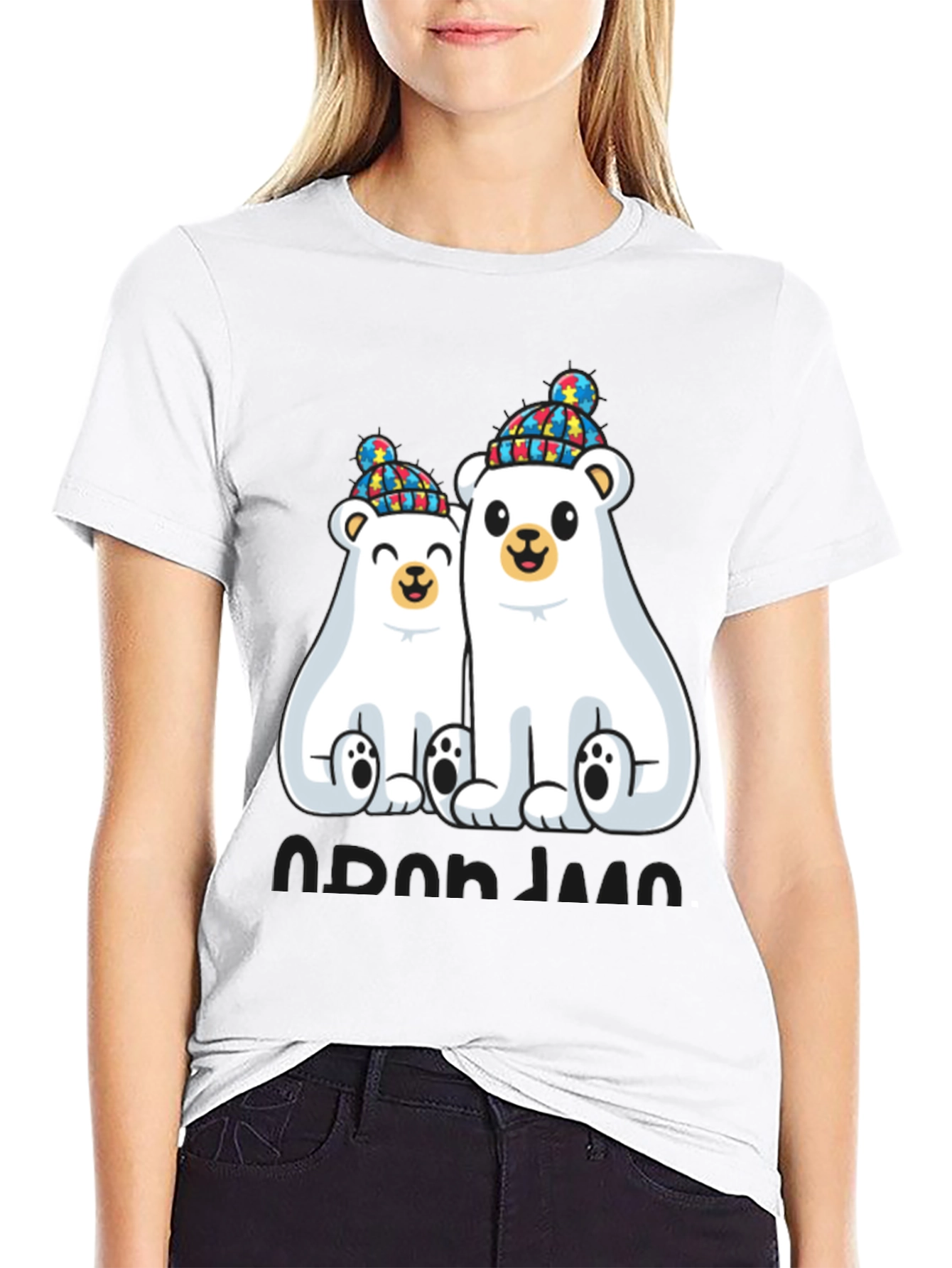 Autism Awareness Polar Bear T-Shirt
