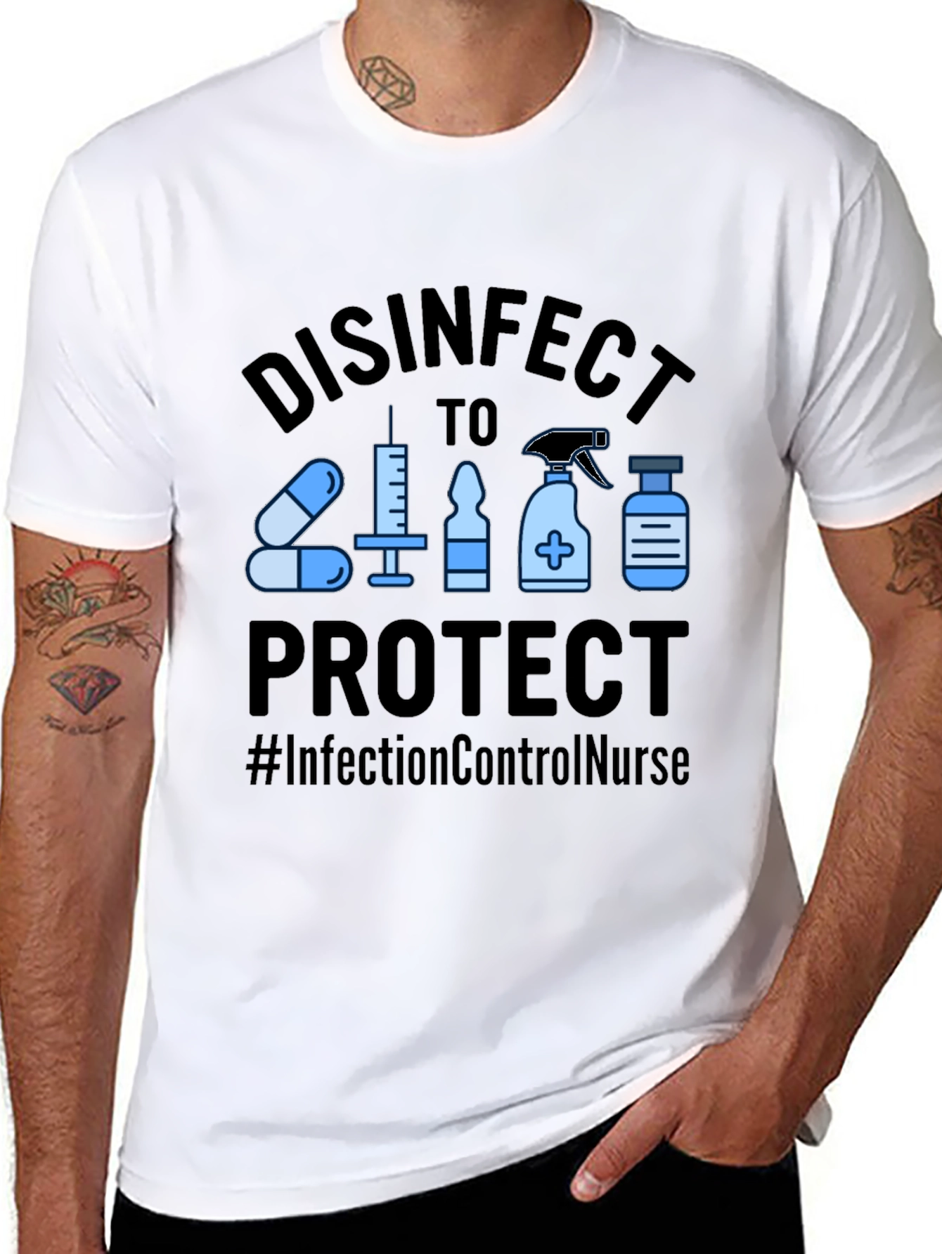 Disinfect to Protect T-Shirt