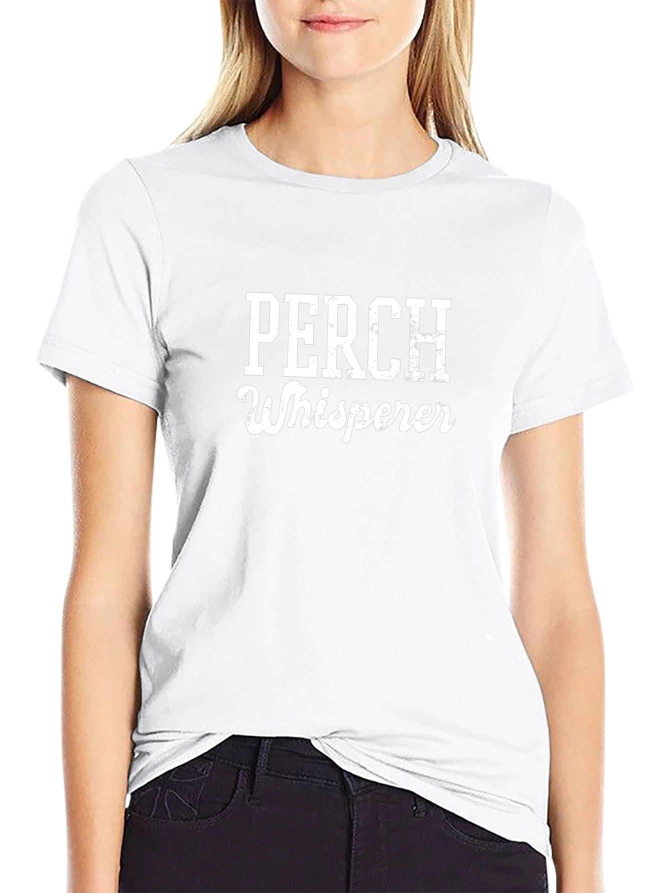 Perch Whisperer Graphic T-Shirt - Angler Humor